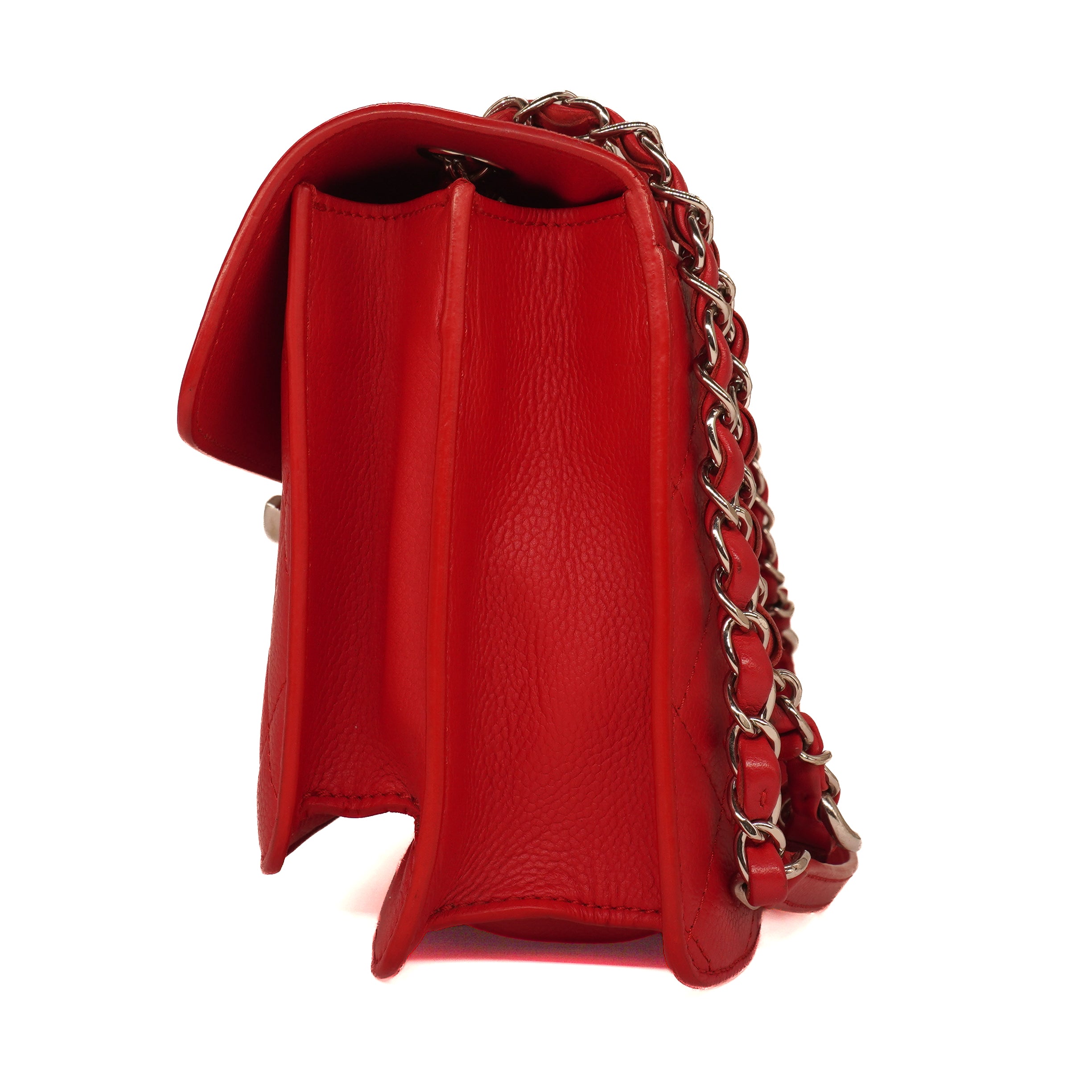 Chanel Grained Calfskin Quilted Small CC Box Flap Bag