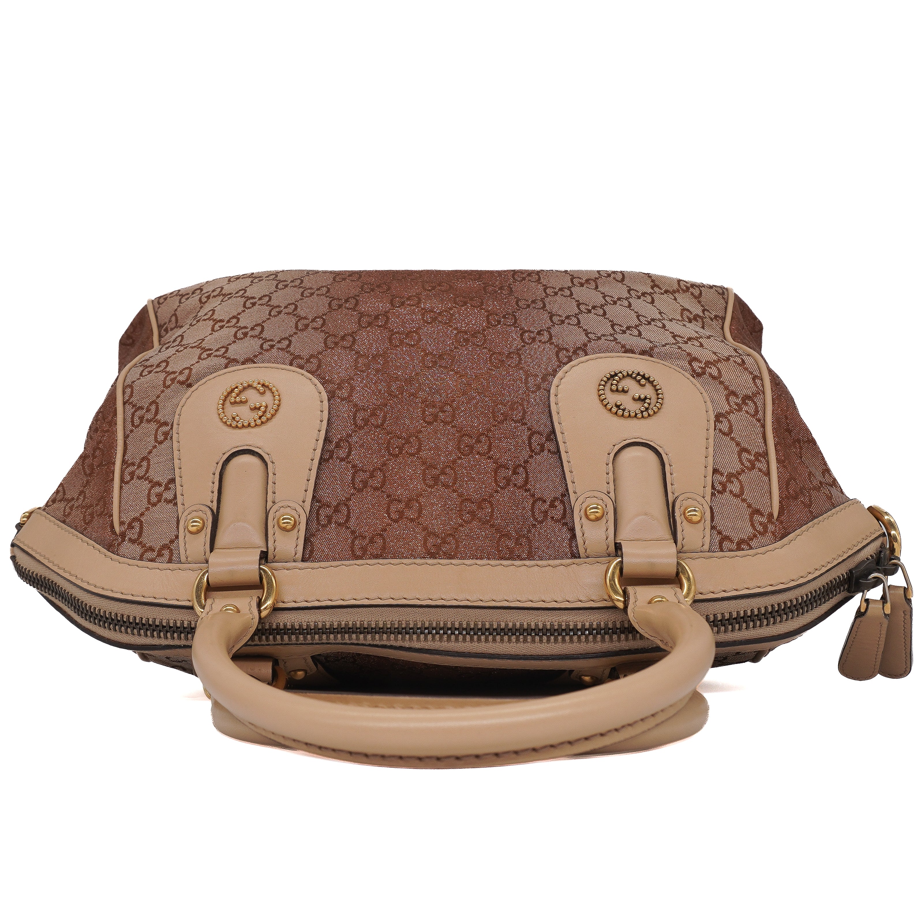 Gucci Monogram Lurex Scarlett Top Handle Bag