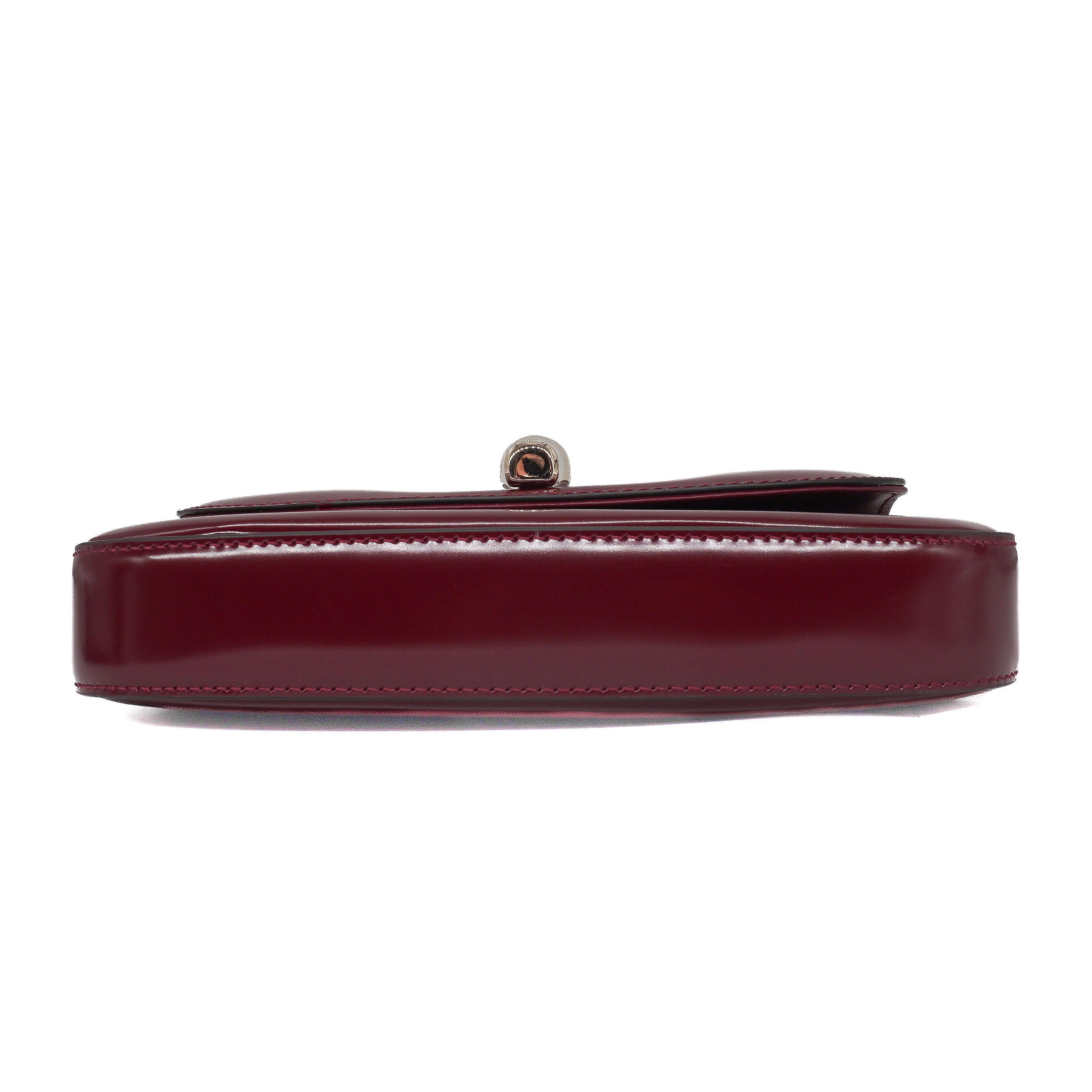 Gucci Shiny Calfskin Bamboo Night Bag