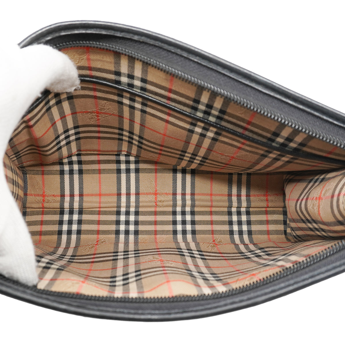 Burberry Wristlet Clutch Leather
