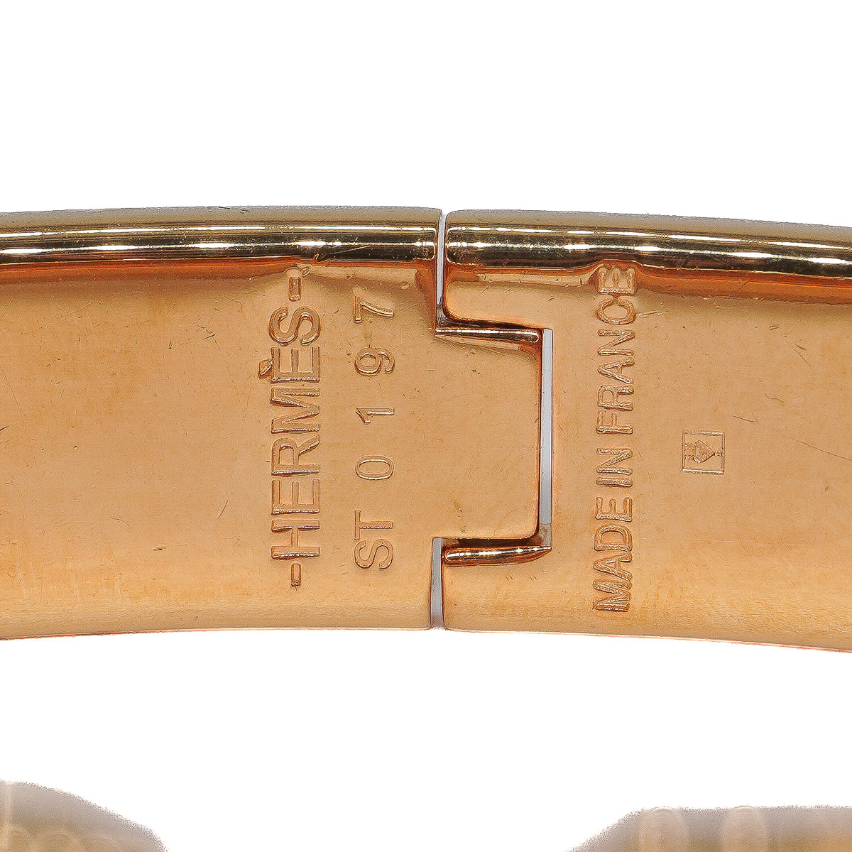 Hermes Enamel H Bracelet