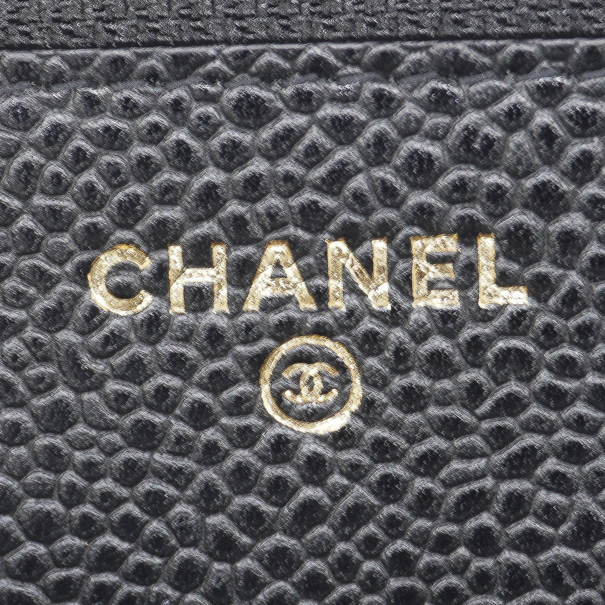 Chanel Wallet on Chain Caviar Black Gold Hardware