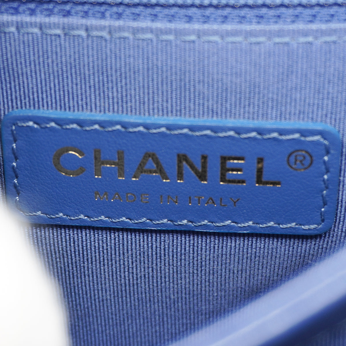 Chanel Charming Top Handle Envelope Bag Calfskin Blue