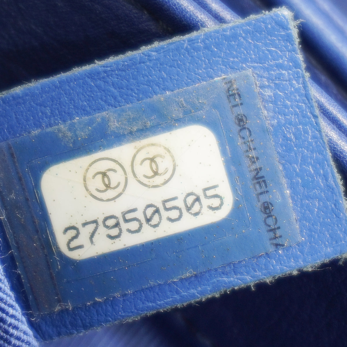 Chanel Charming Top Handle Envelope Bag Calfskin Blue
