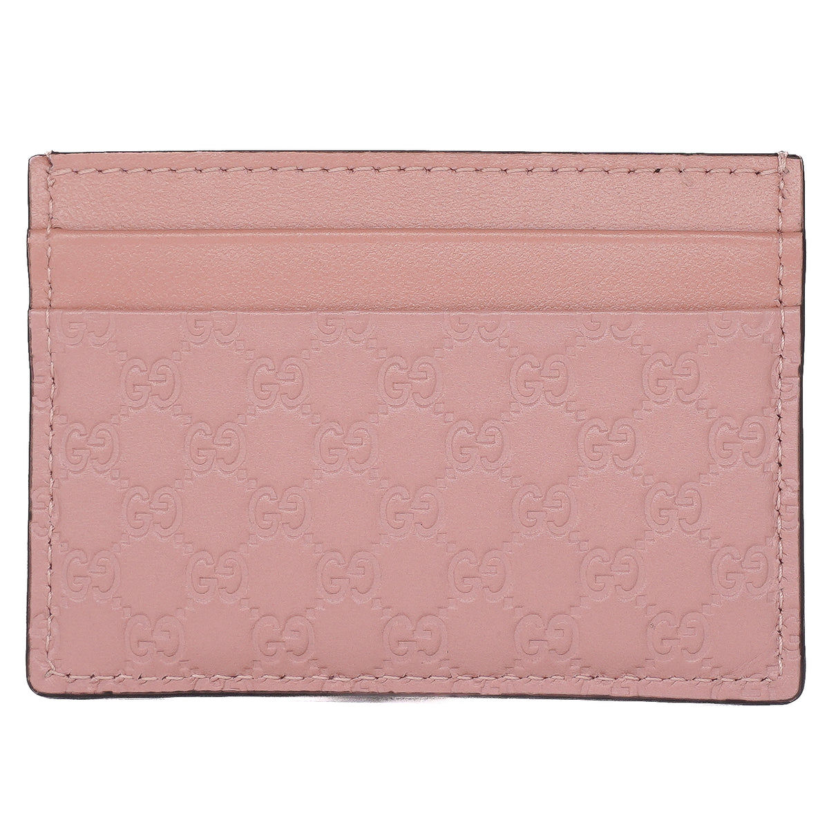 Gucci Card Holder Microguccissima Pink