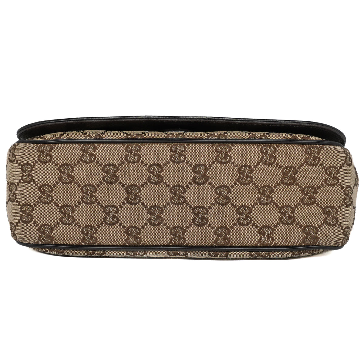 Gucci Flap Messenger Bag GG Canvas
