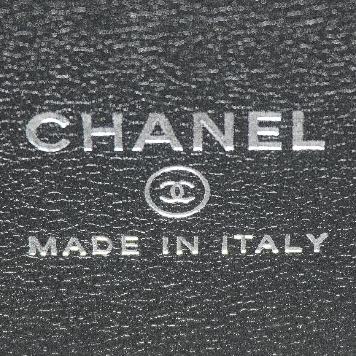 Chanel Long Vanity Metal Top Handle Lambskin Black