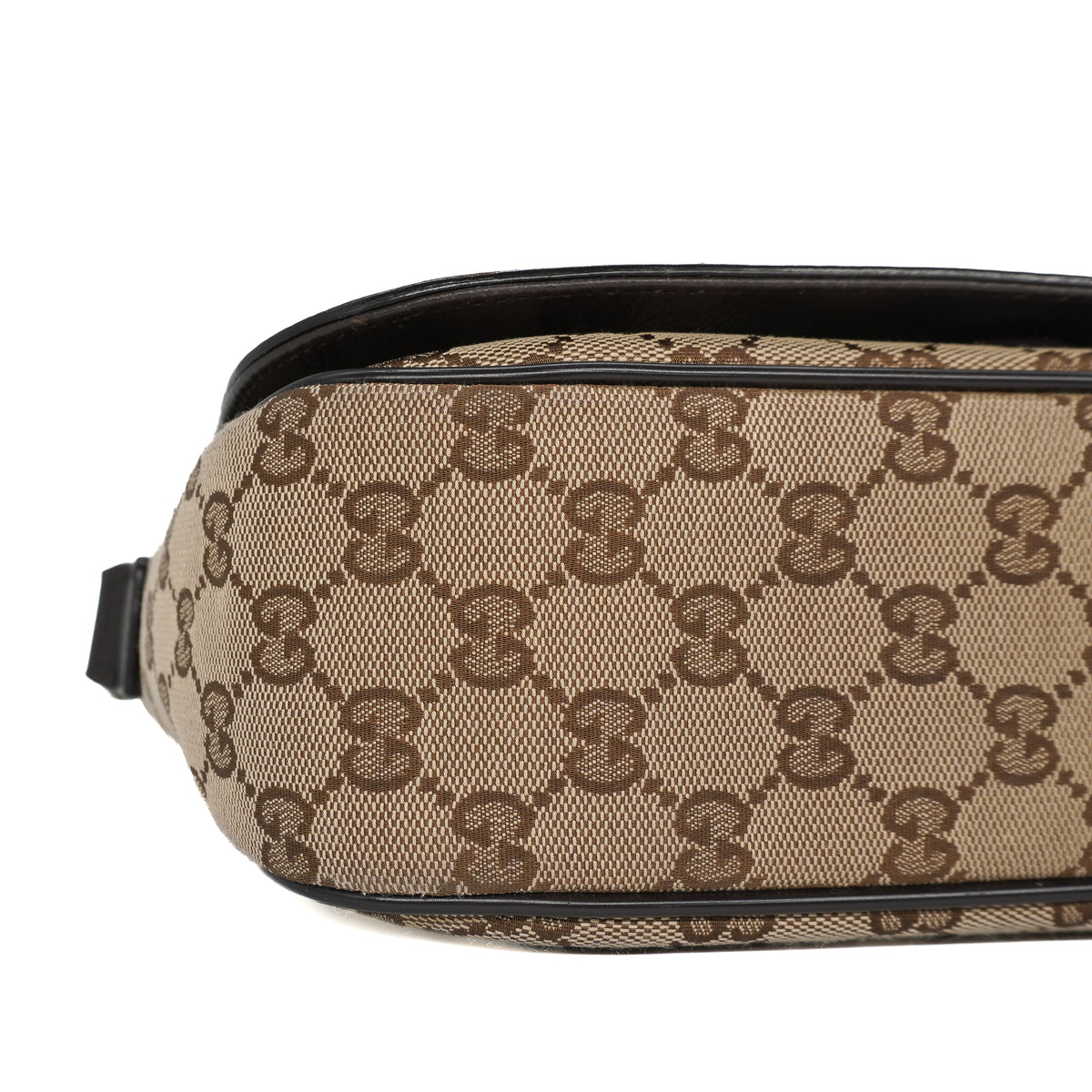 Gucci Flap Messenger Bag GG Canvas