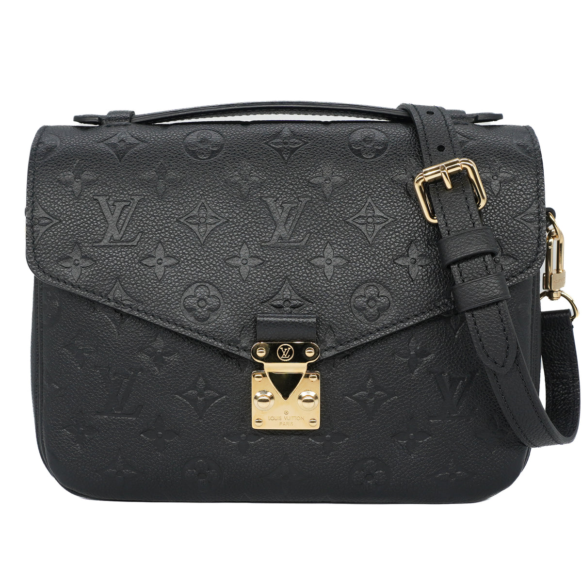 Louis Vuitton Pochette Métis Monogram Empreinte Black