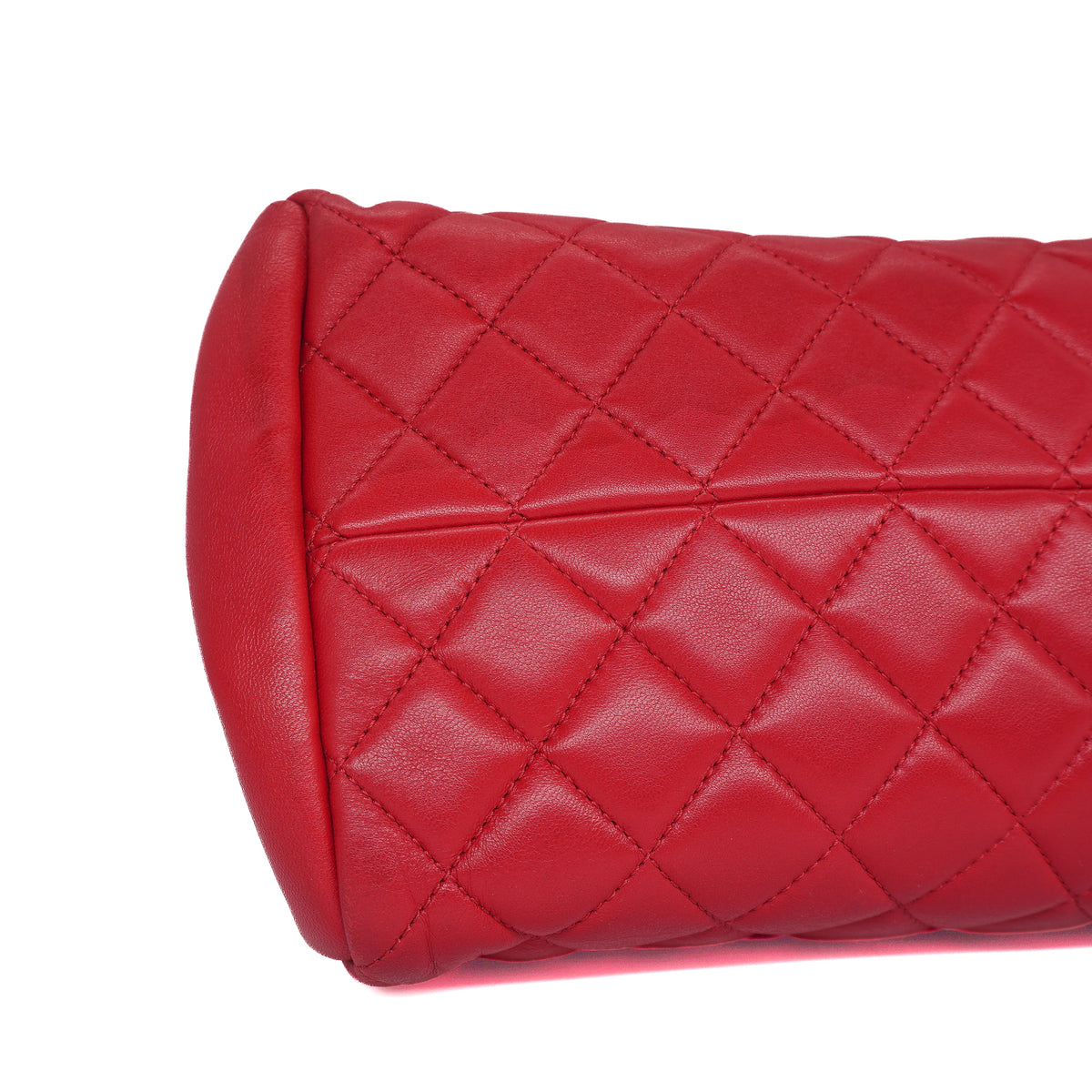 Chanel Just Mademoiselle Medium Lambskin Red