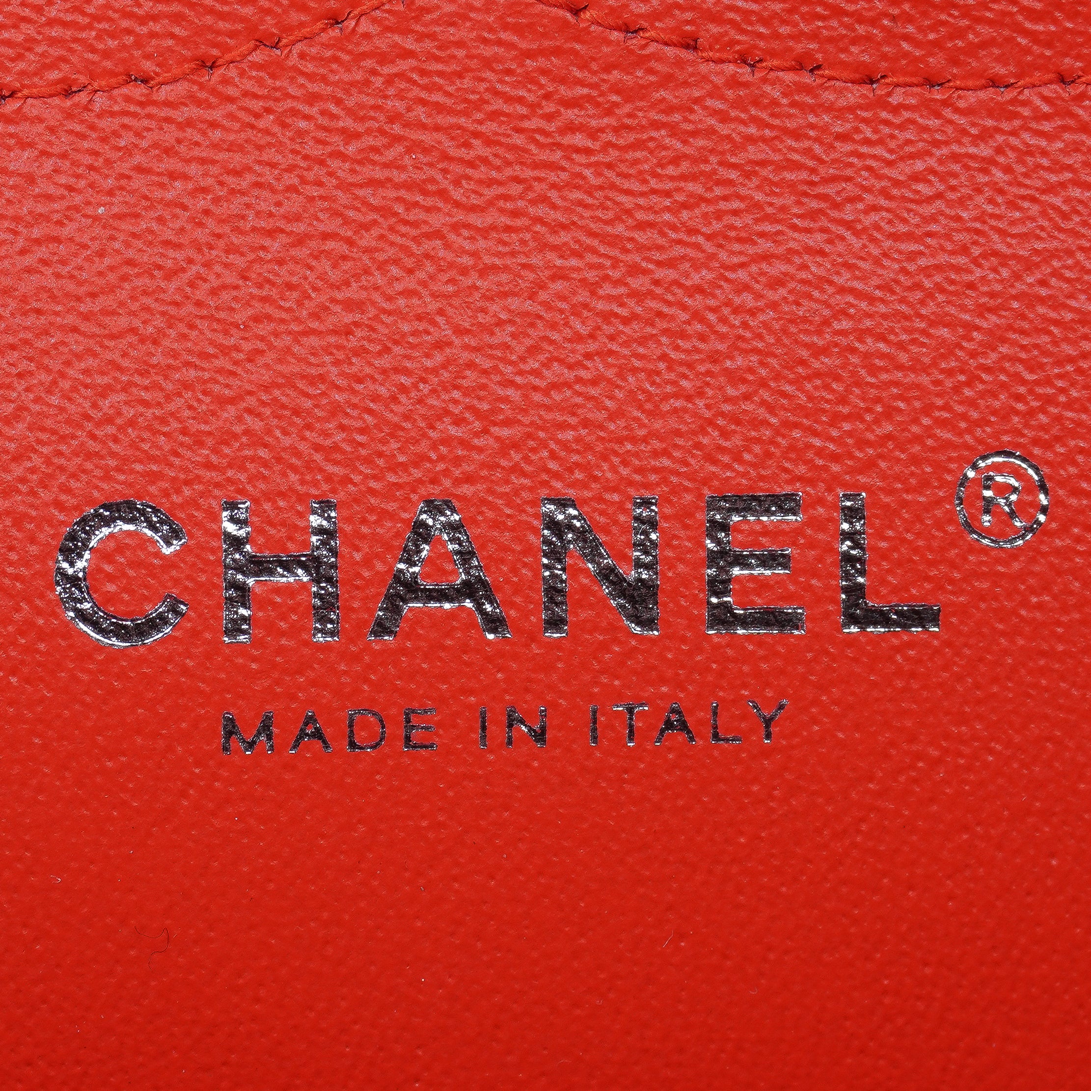 Chanel Striped Patent Leather Jumbo Double Flap