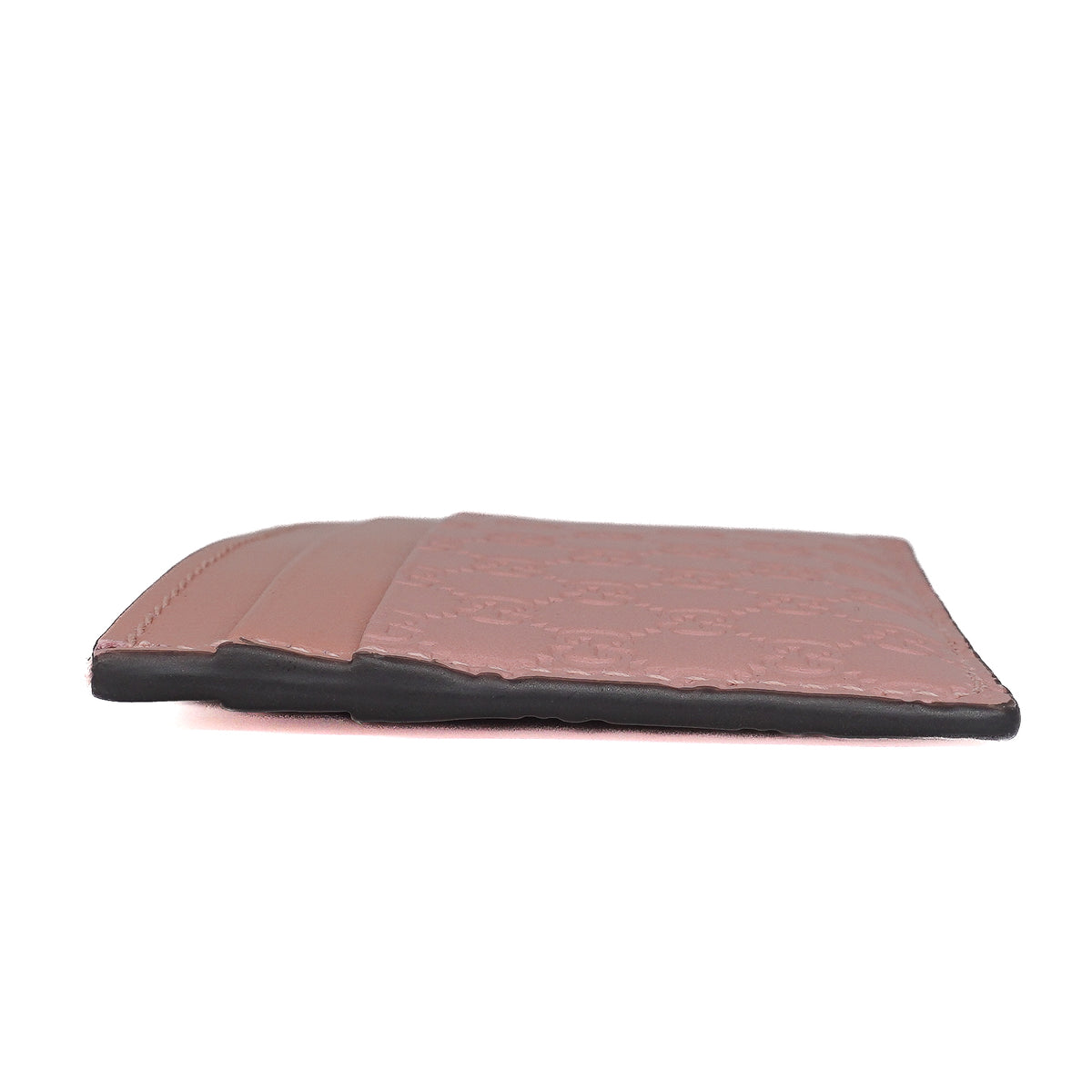 Gucci Card Holder Microguccissima Pink