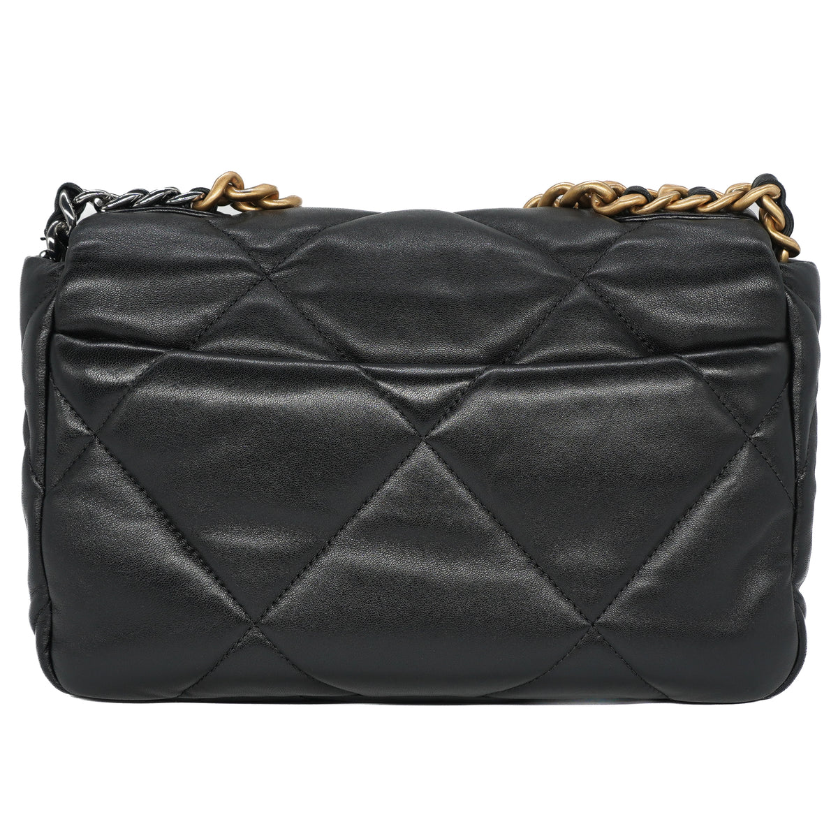 Chanel 19 Medium Flap Bag Lambskin Black