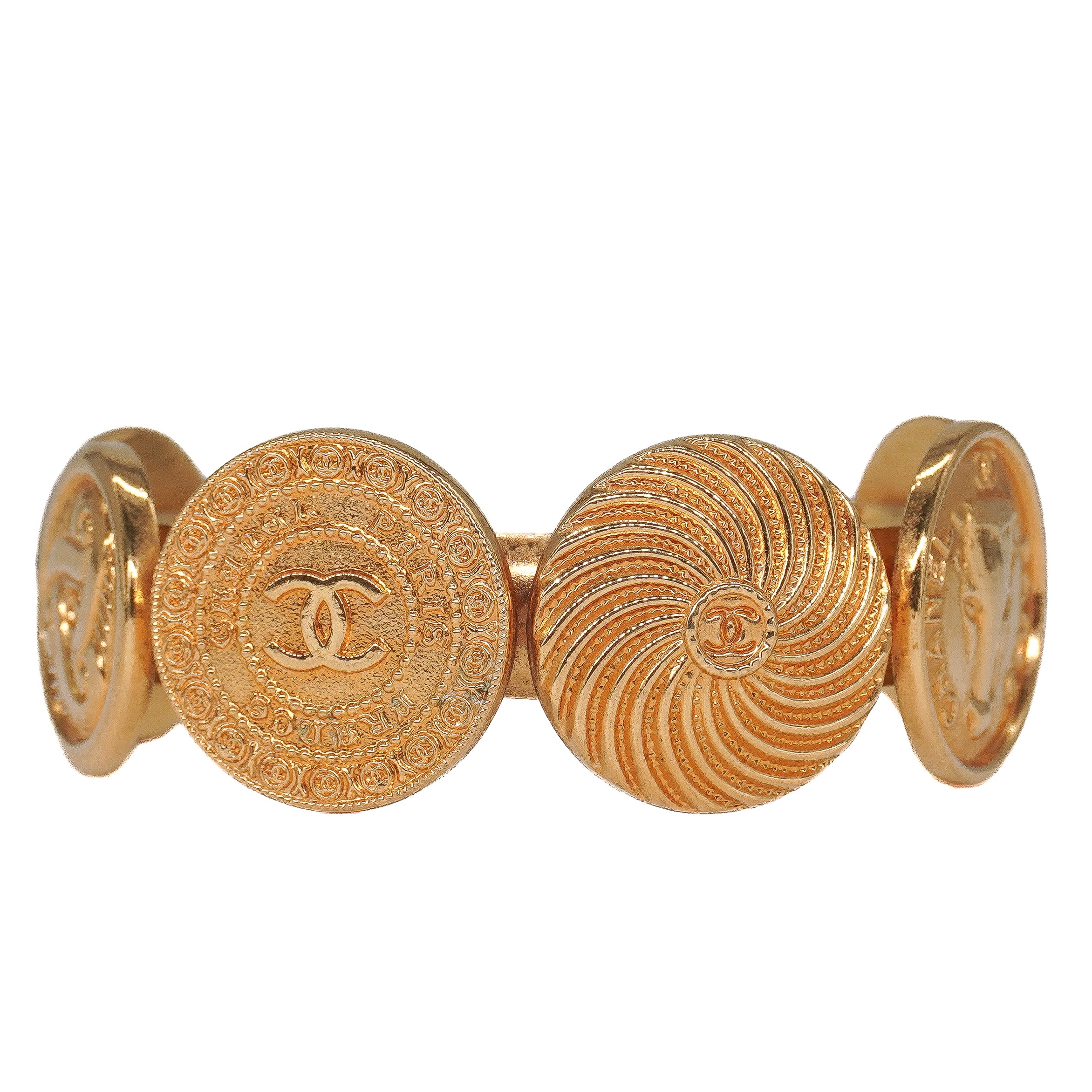 Chanel Medallion Cuff Bracelet