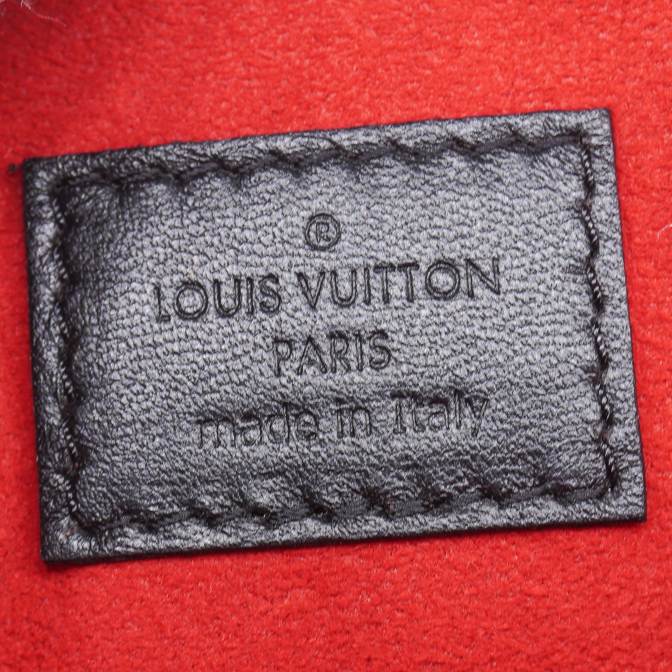 Louis Vuitton Lambskin Embossed Monogram Coussin PM