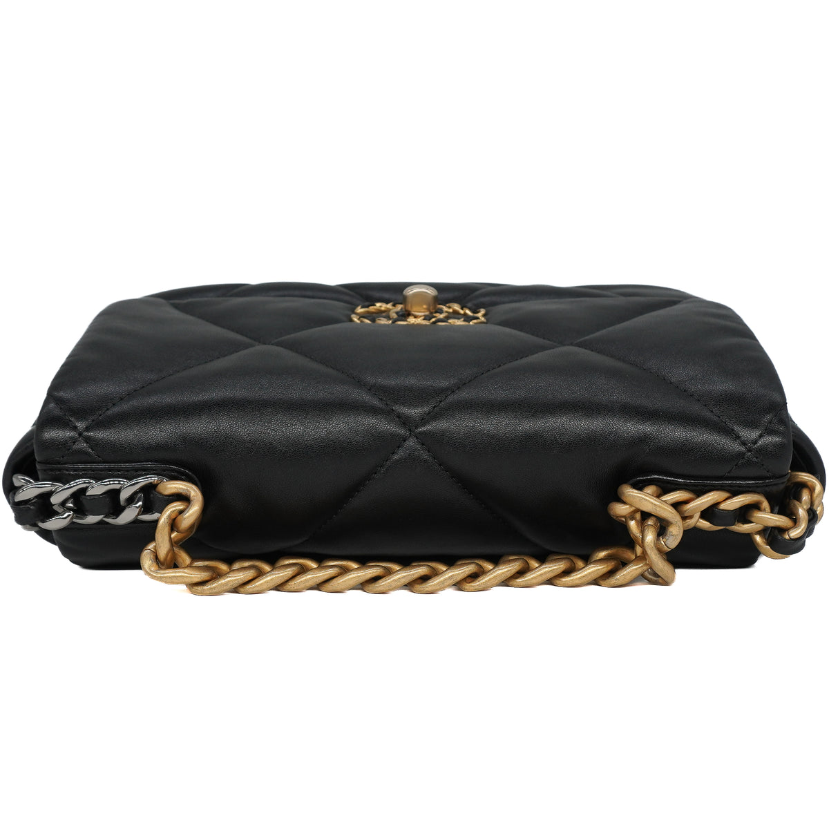 Chanel 19 Medium Flap Bag Lambskin Black