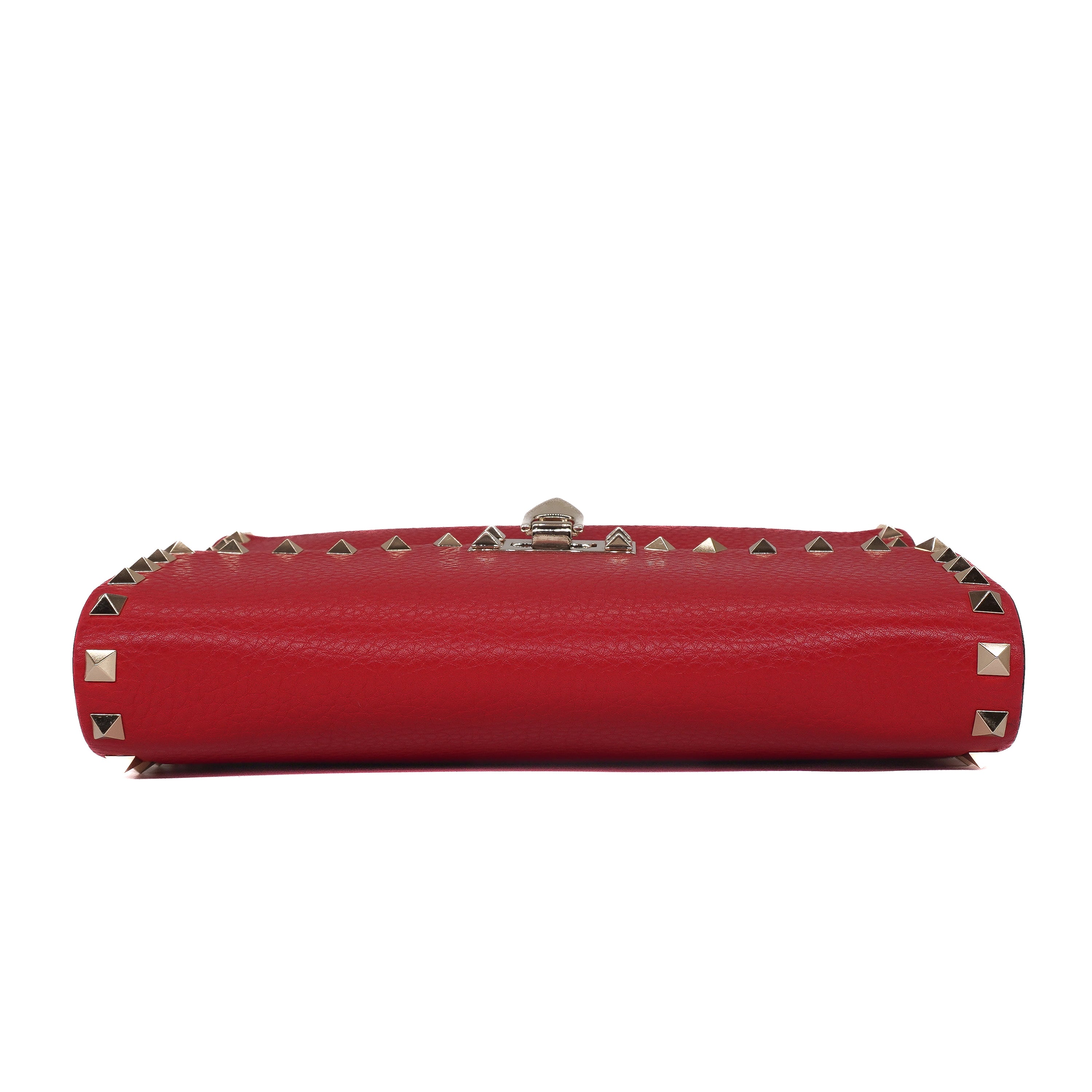 Valentino Rockstudded Flip Lock Shoulder Bag