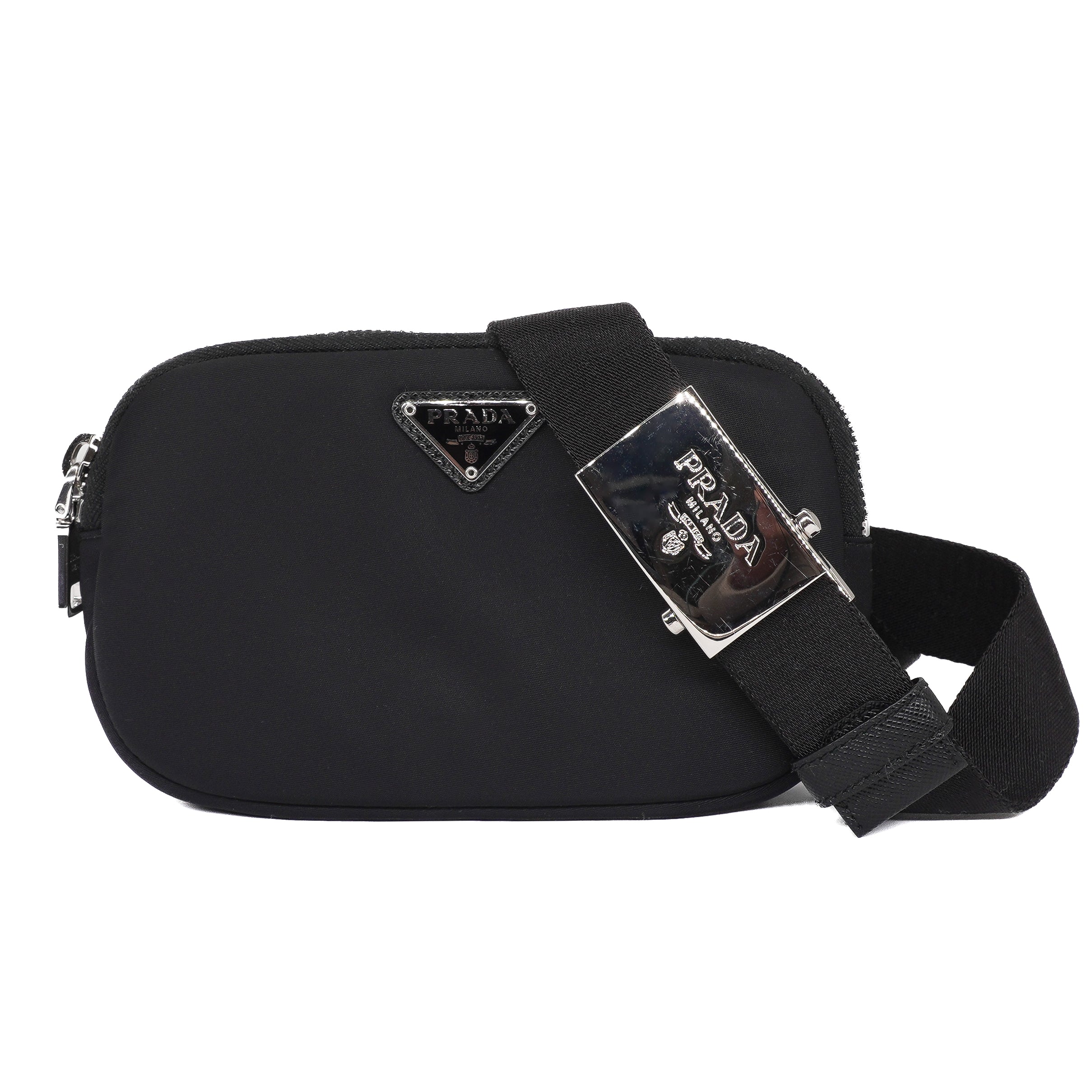 Prada Nylon Saffiano Belt Bag