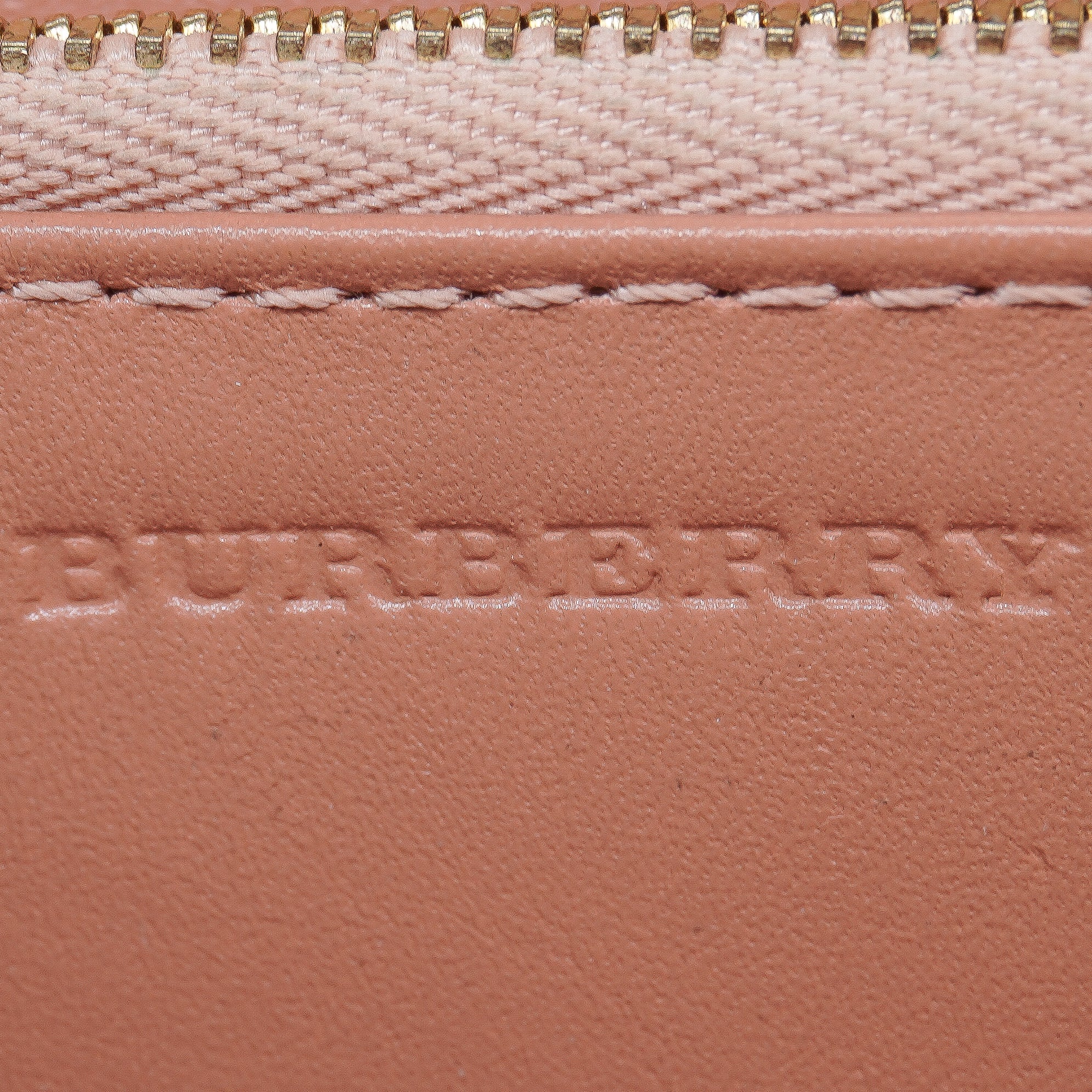Burberry Haymarket Check Zip Around