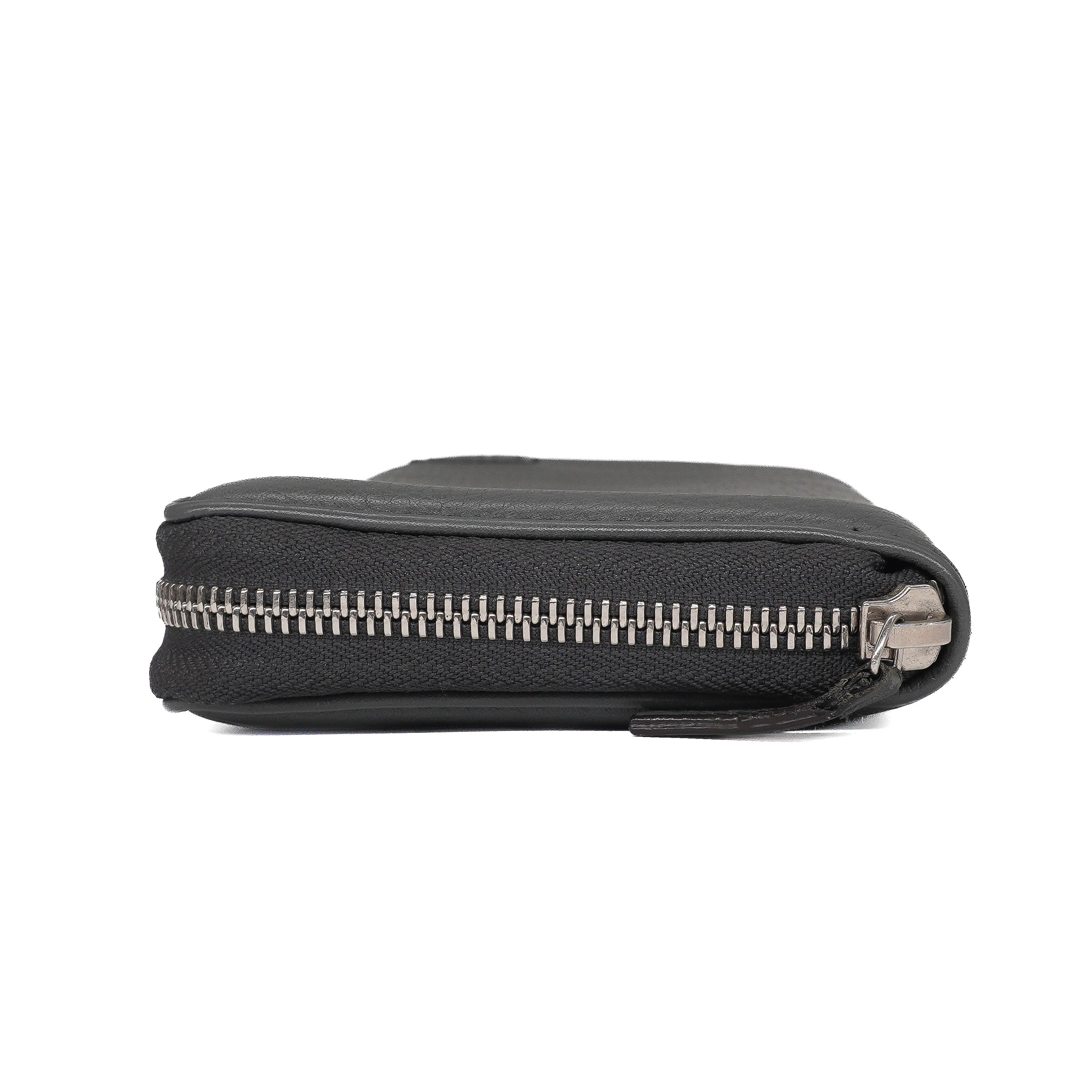 Gucci Grey Leather Long Zippy Wallet