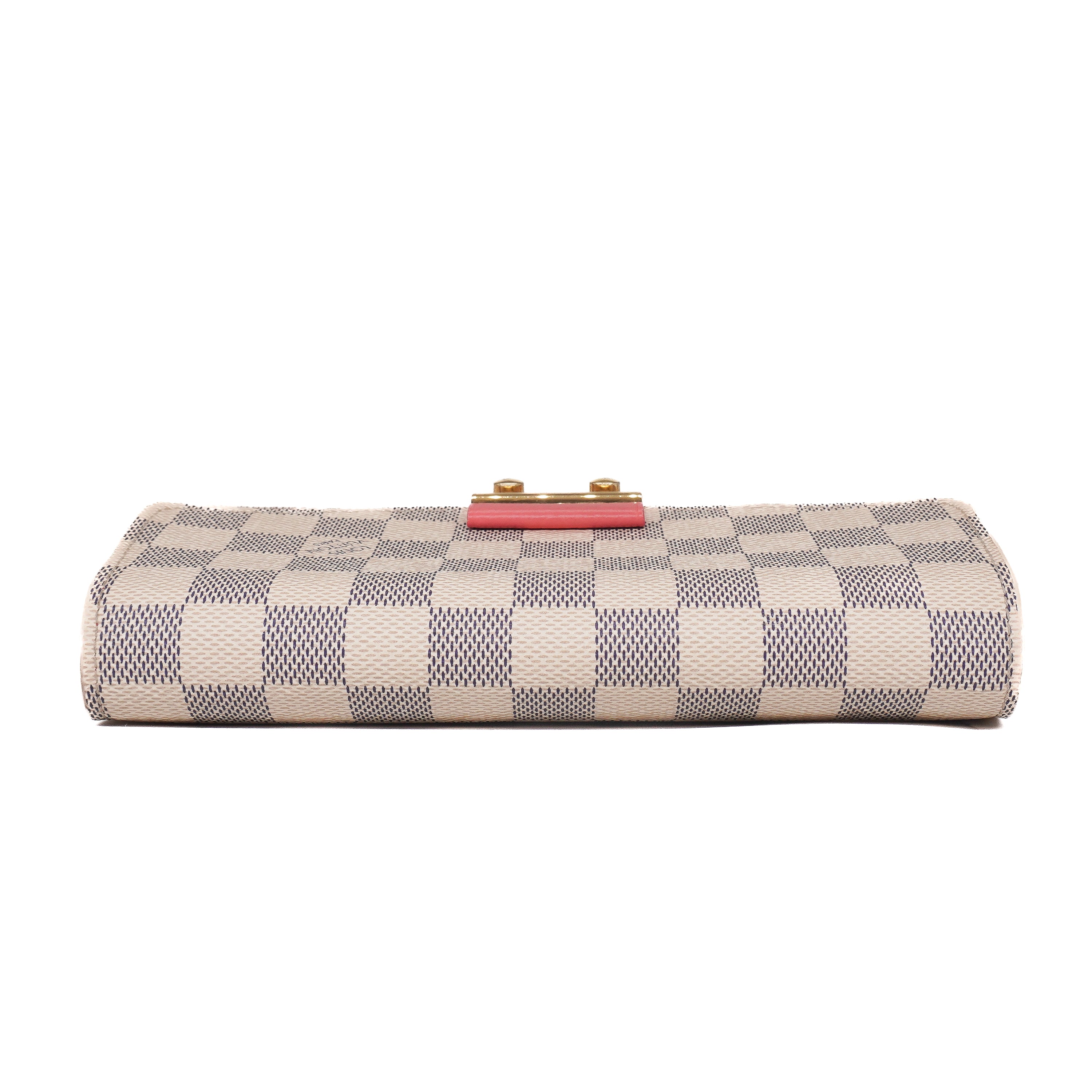 Louis Vuitton Damier Azur Croisette Chain Wallet