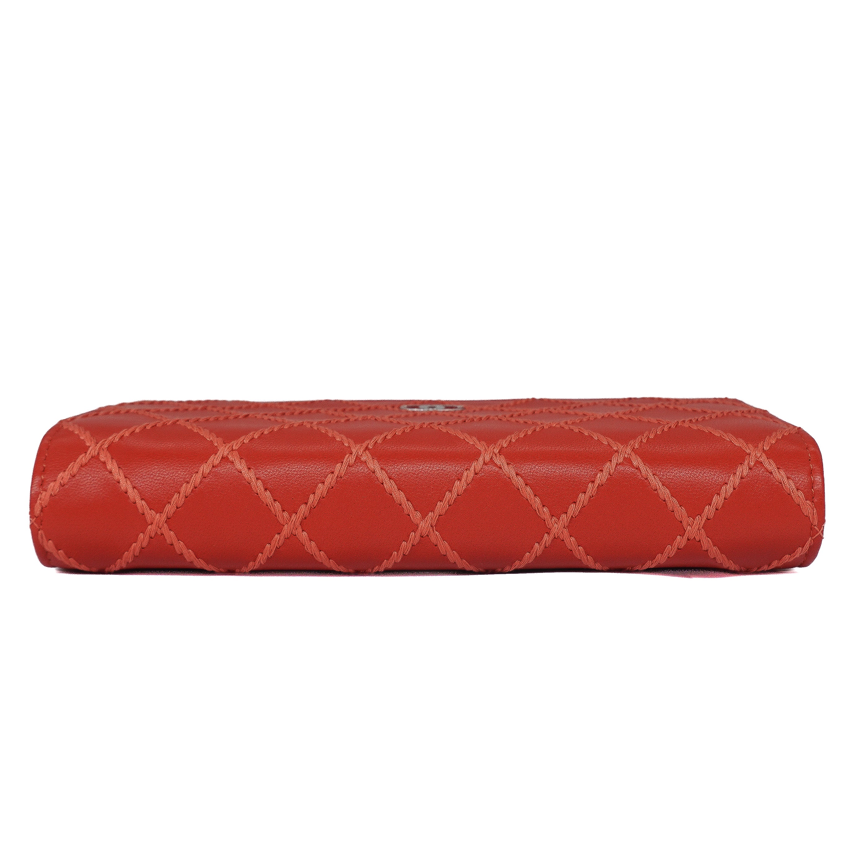 Chanel Whipstitch Chain Wallet