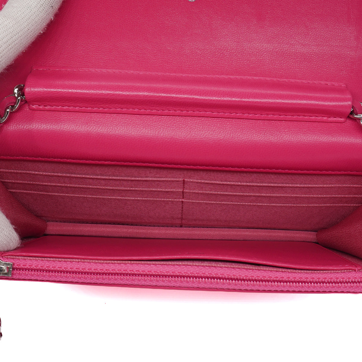 Chanel Lambskin Quilted Wallet