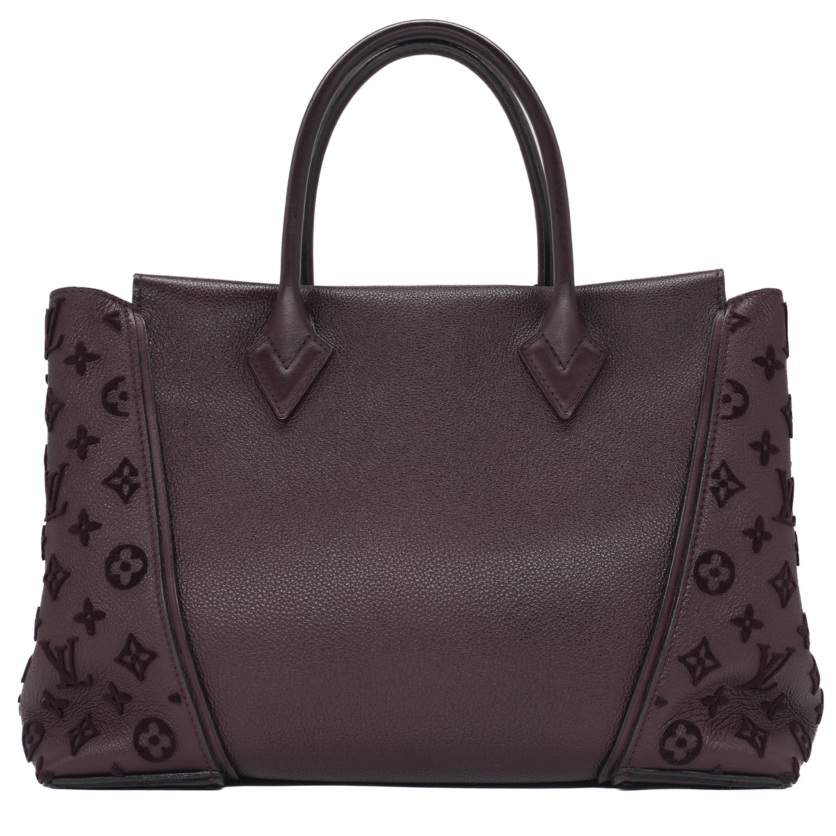Louis Vuitton Tote W PM Veau Cachemire Calfskin Deep Purple