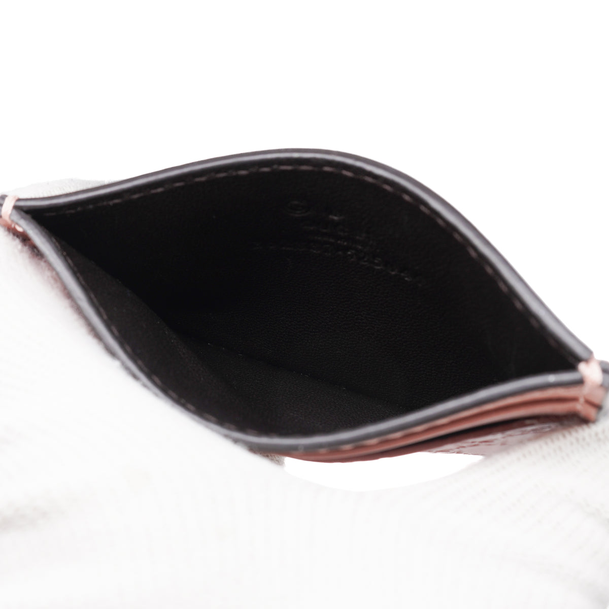 Gucci Card Holder Microguccissima Pink