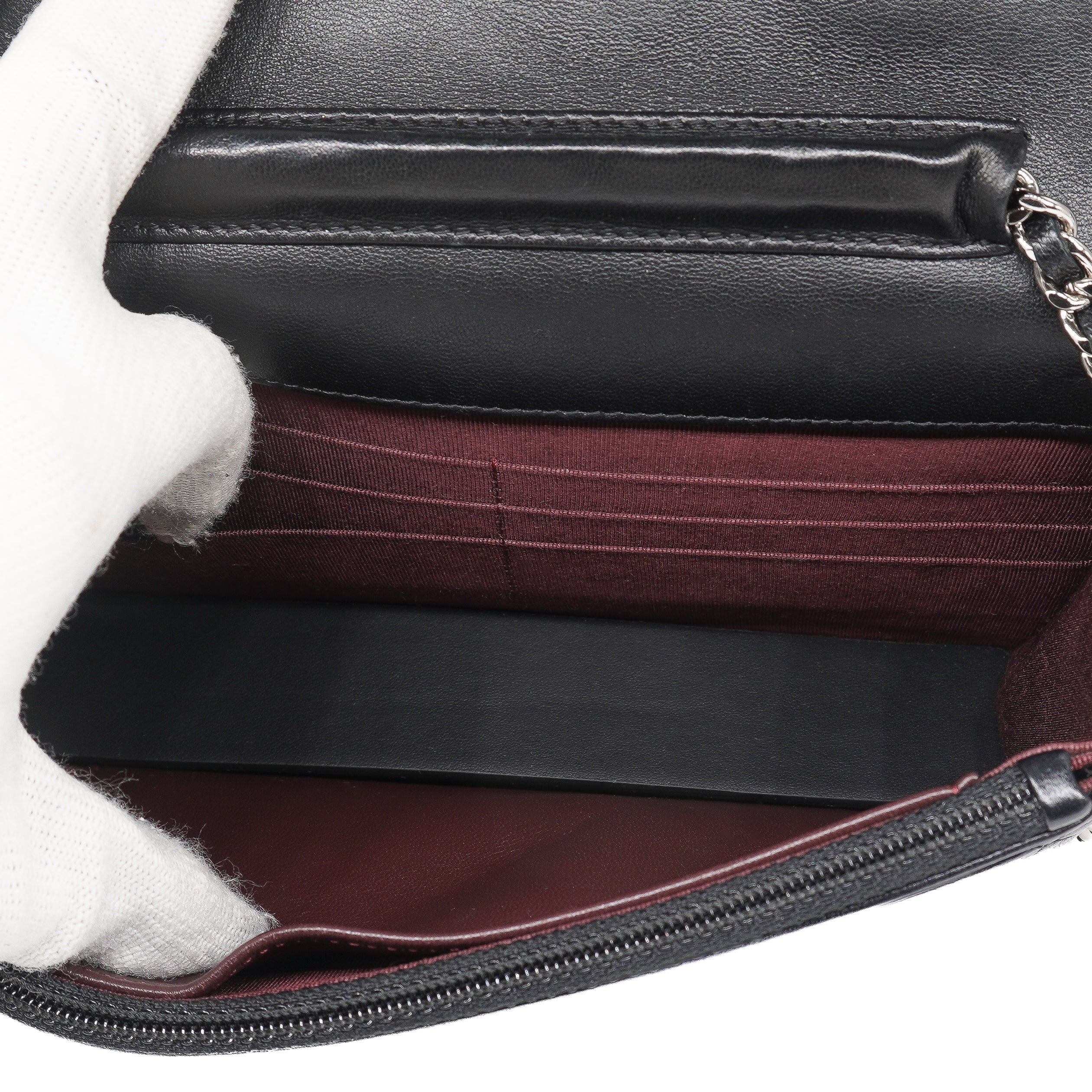 Chanel Quilted Wallet On Chain