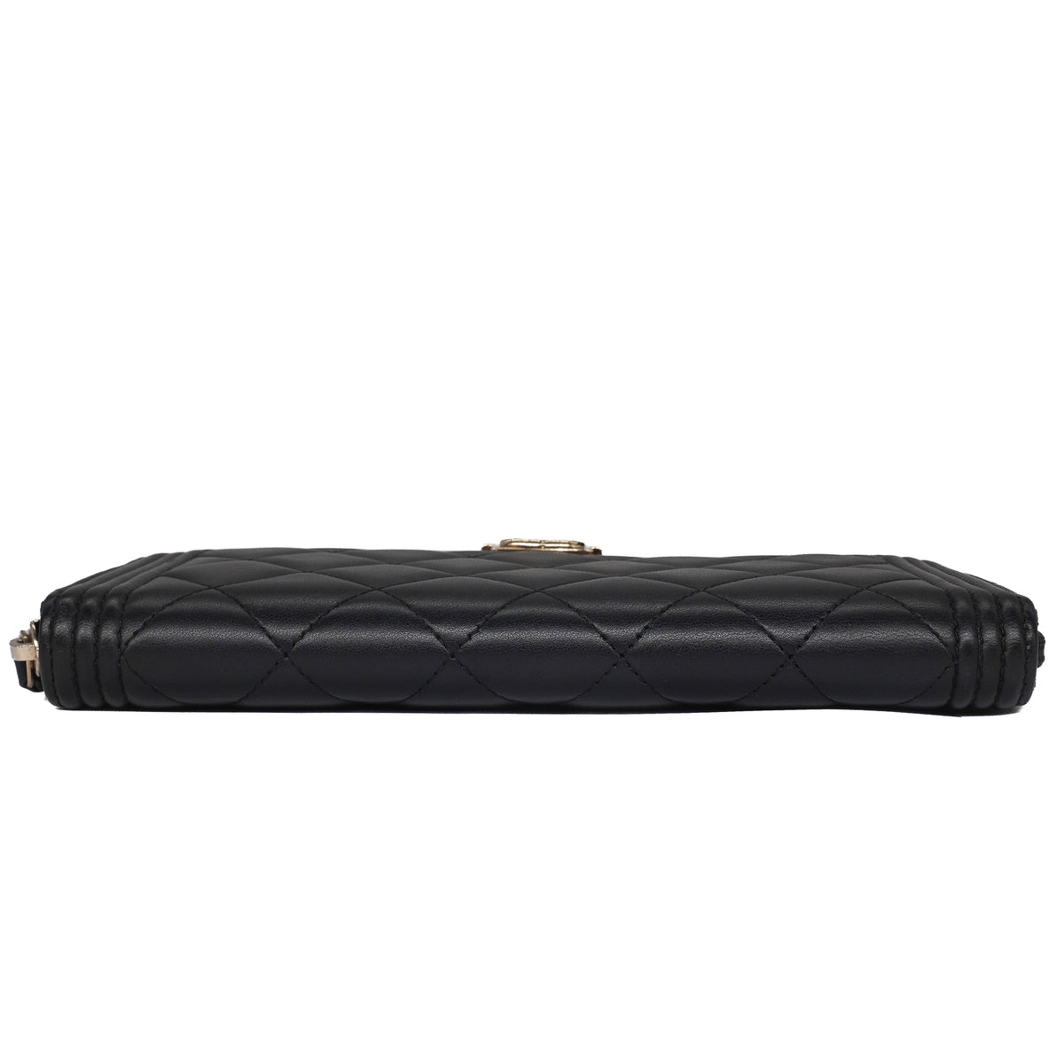 Chanel Boy Zip Around Wallet