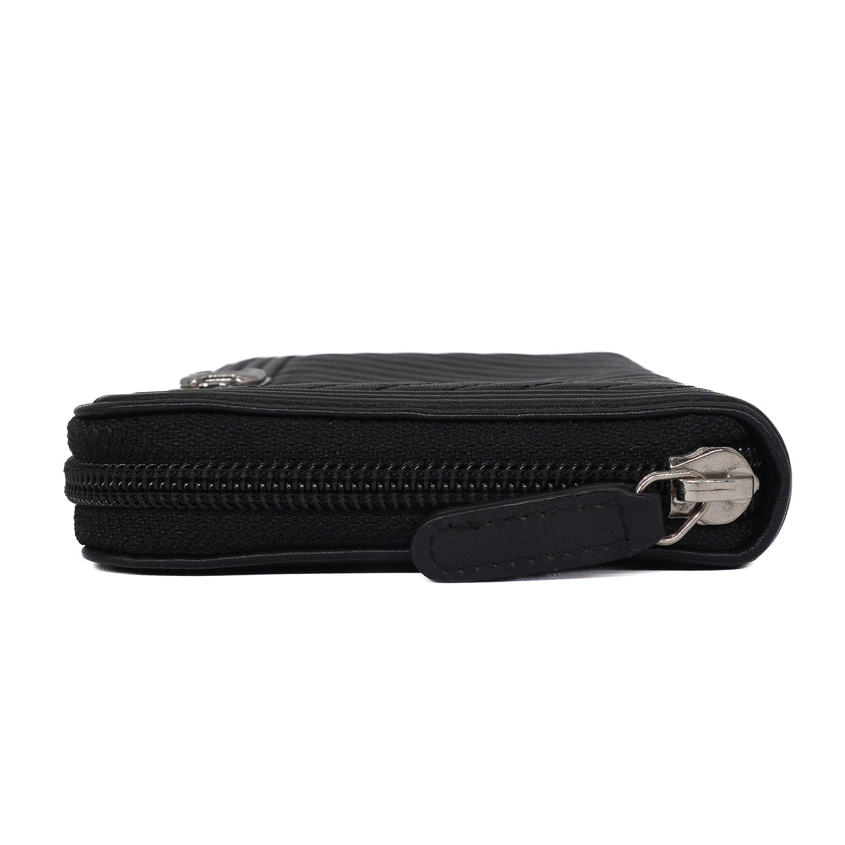 Chanel Boy Zip Around Wallet Lambskin Black
