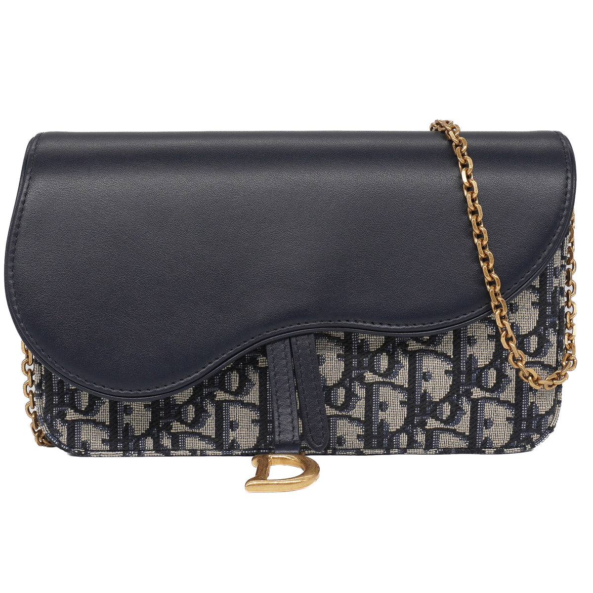 Christian Dior Oblique Saddle Pouch