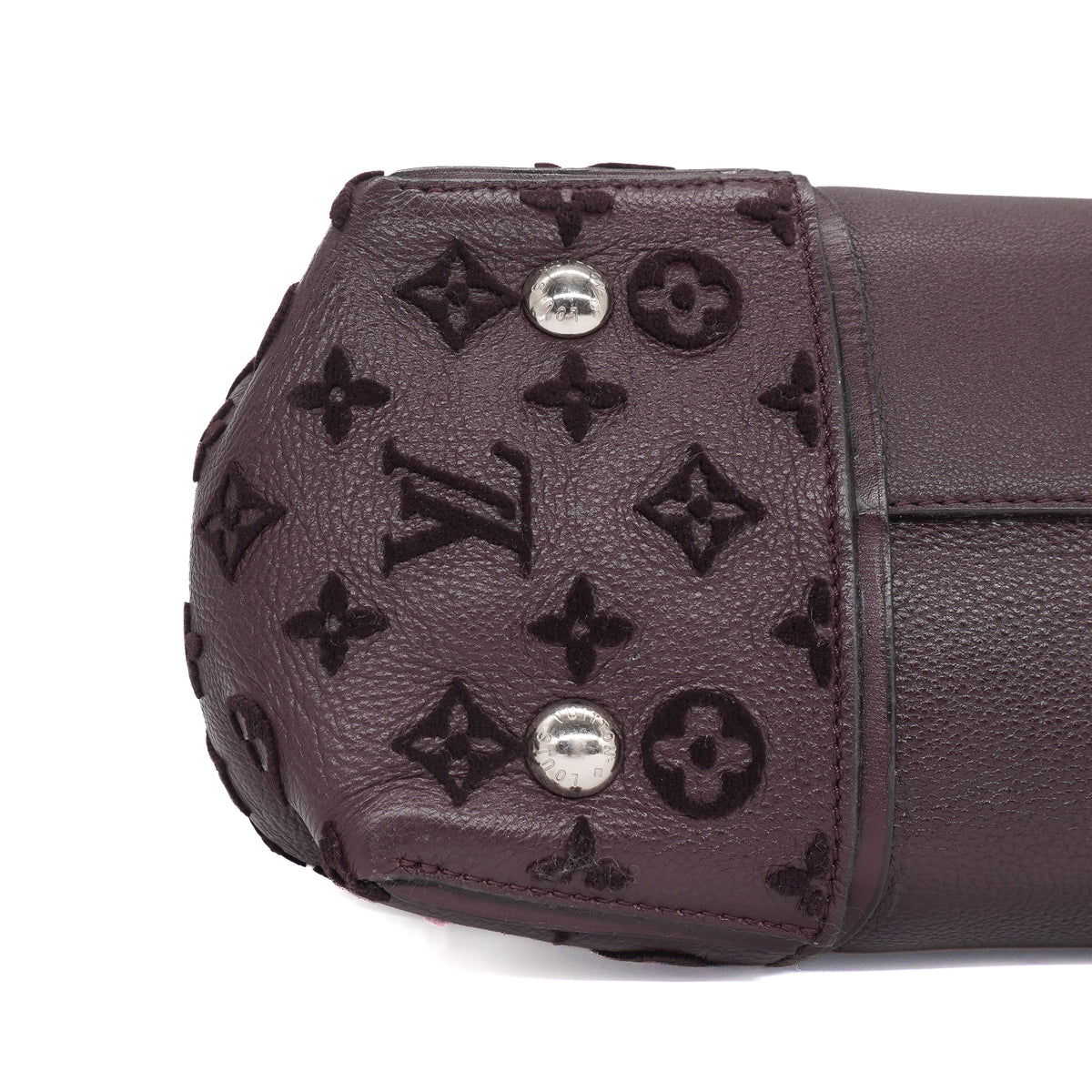 Louis Vuitton Tote W PM Veau Cachemire Calfskin Deep Purple