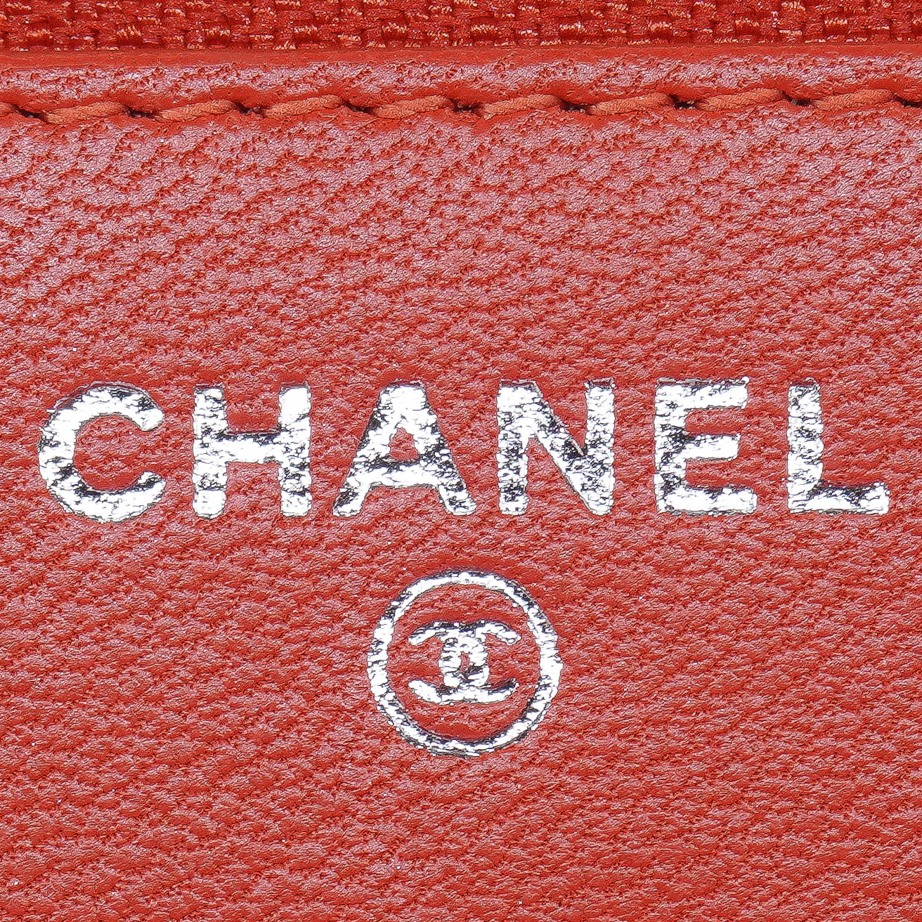 Chanel Whipstitch Chain Wallet