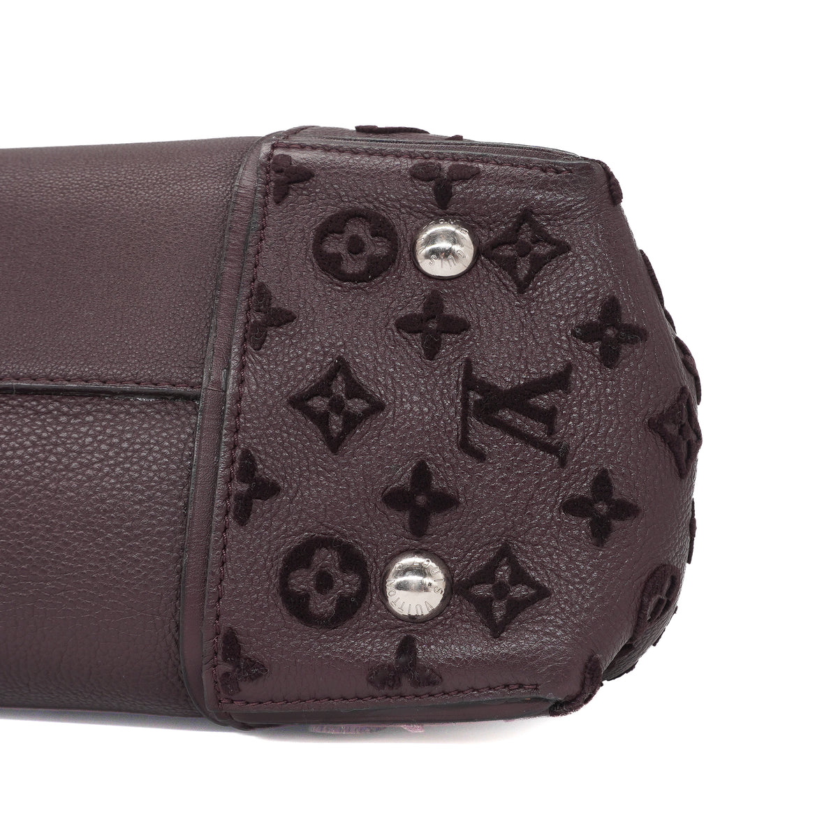 Louis Vuitton Tote W PM Veau Cachemire Calfskin Deep Purple
