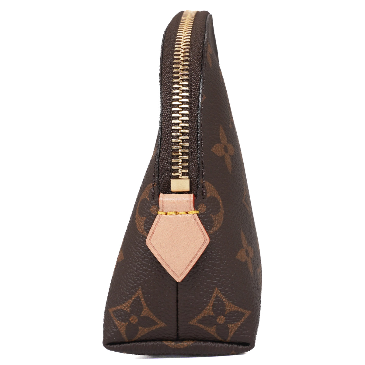 Louis Vuitton Cosmetic Pouch MM Monogram Canvas Brown