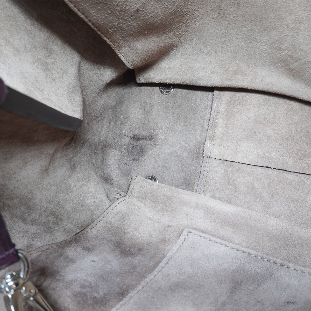 Louis Vuitton Tote W PM Veau Cachemire Calfskin Deep Purple