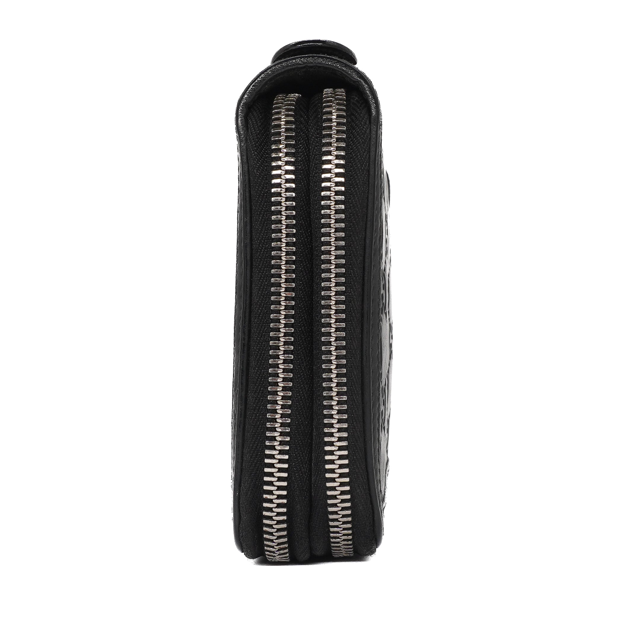 Gucci Guccissima Long Black Clutch Wallet