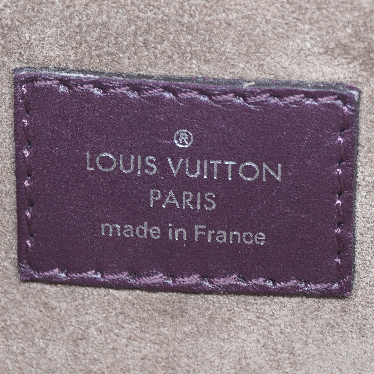 Louis Vuitton Tote W PM Veau Cachemire Calfskin Deep Purple