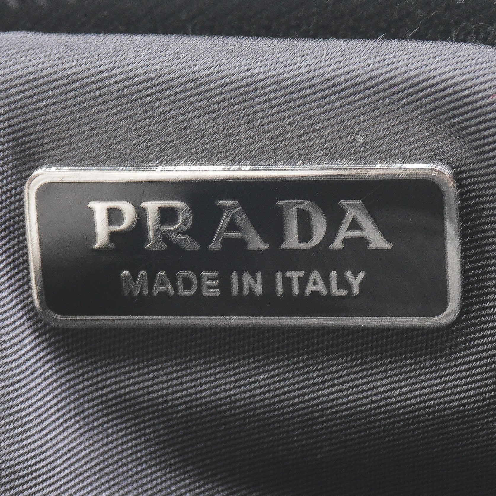 Prada Nylon Saffiano Belt Bag