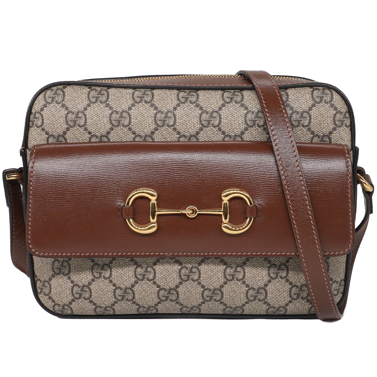 Gucci Horsebit 1955 Small Shoulder Bag GG Supreme Monogram