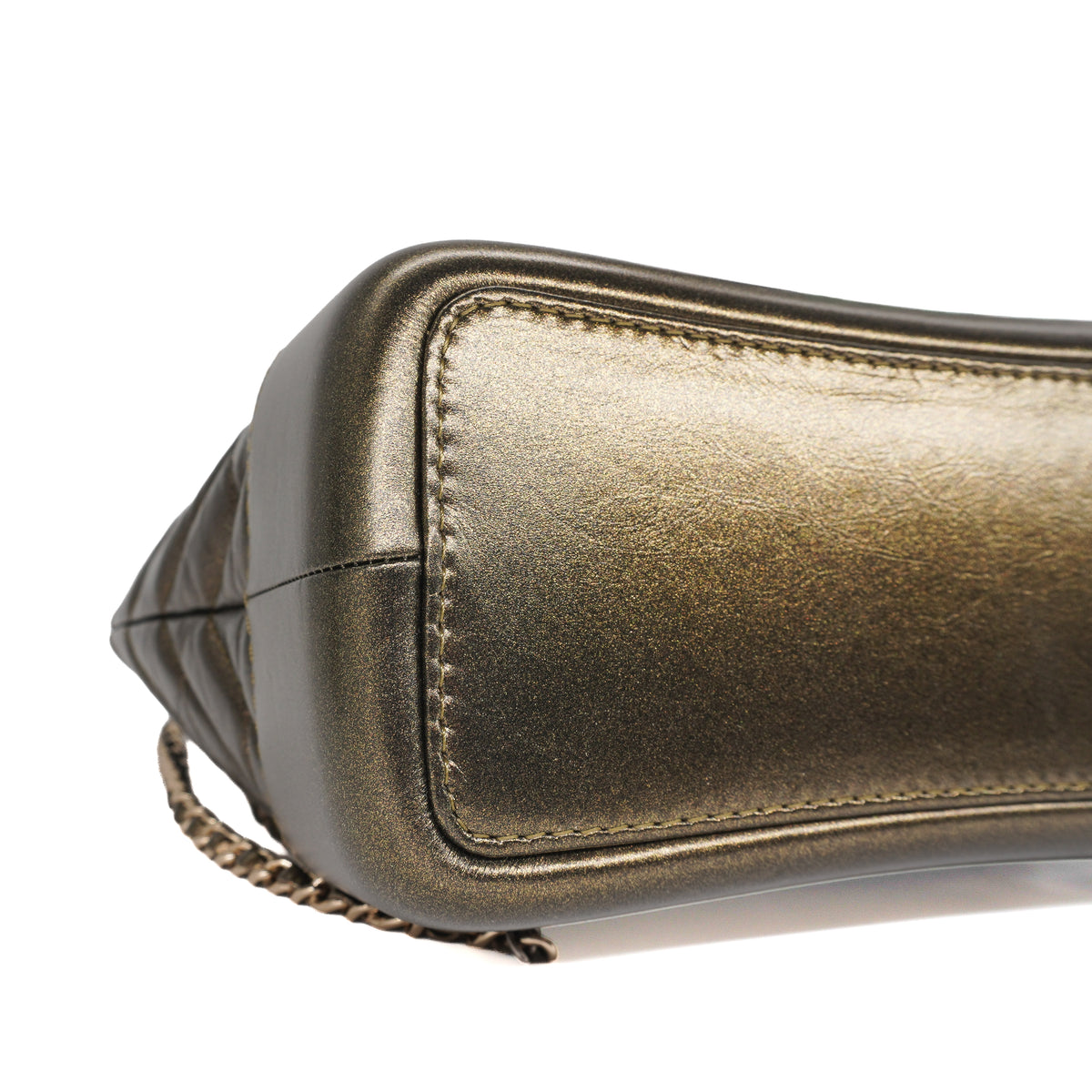 Chanel Gabrielle Small Backpack Aged Calfskin Bronze