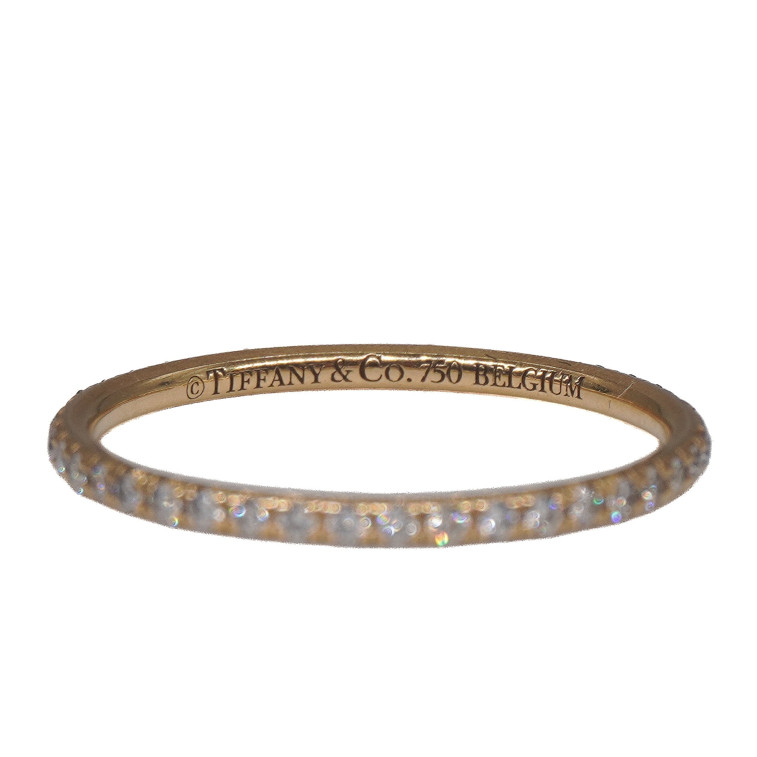 Tiffany & Co 18k Gold Soleste Full Eternity Ring