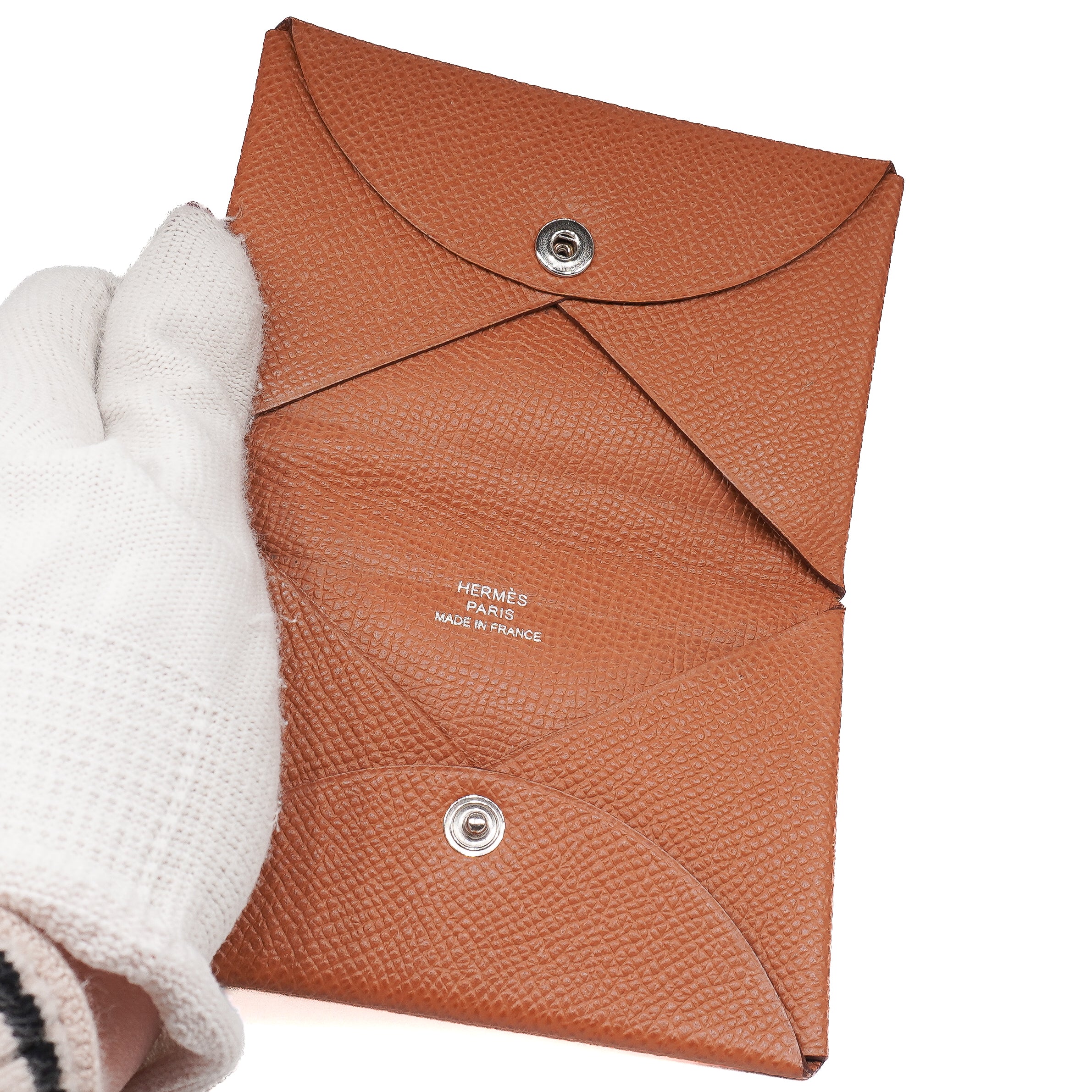 Hermes Calvi Card Holder