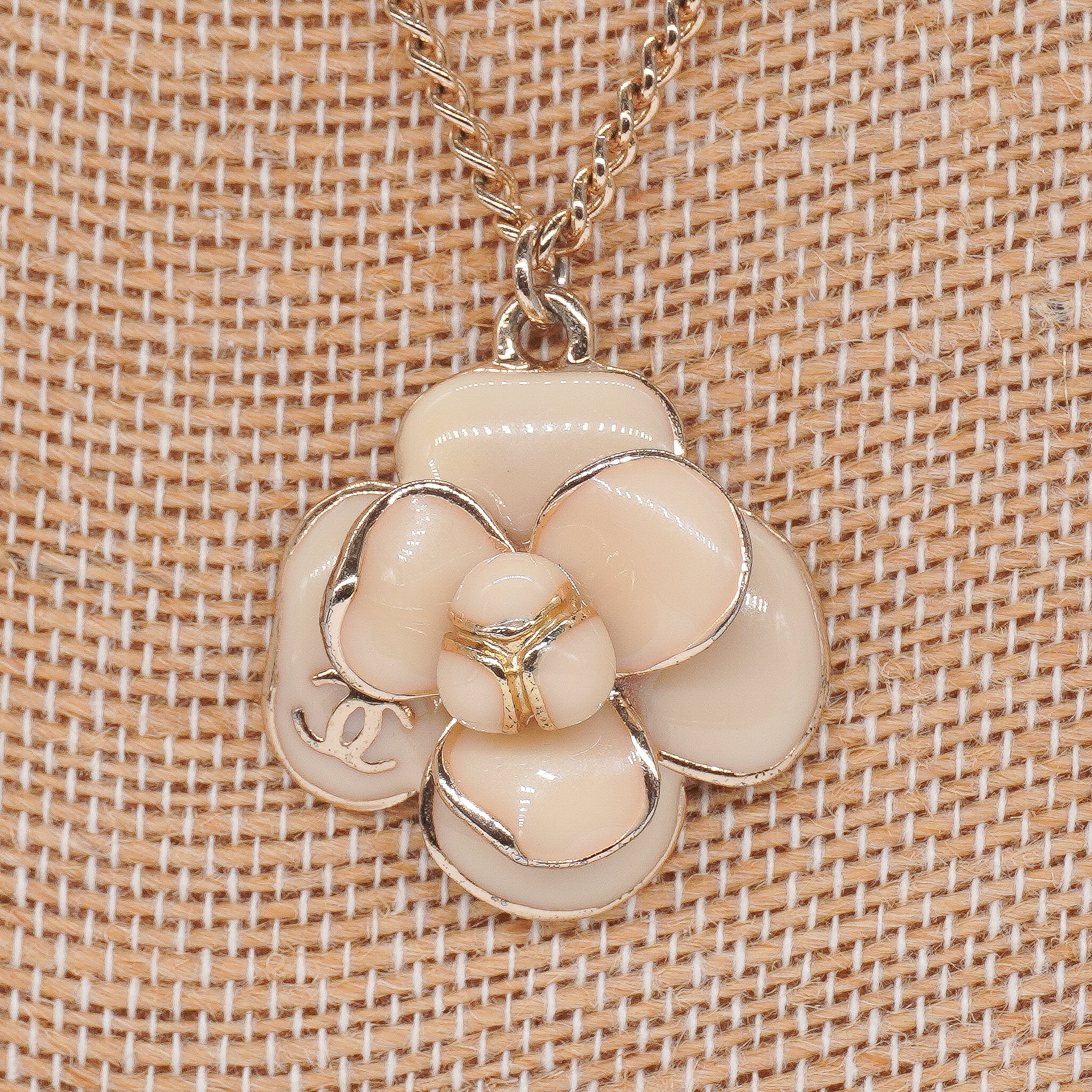 Chanel Camellia Pendant Necklace