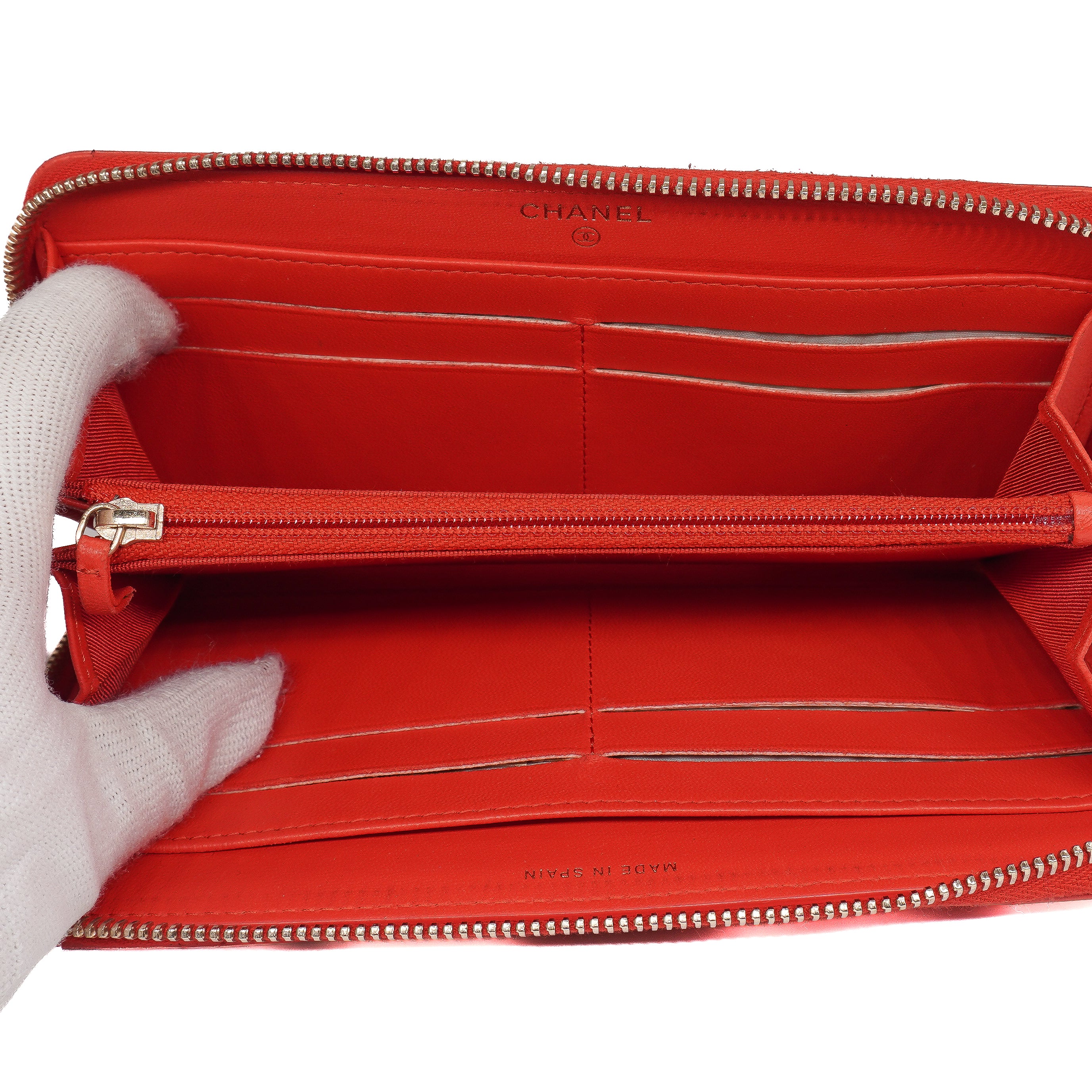 Chanel Zip Around Wallet