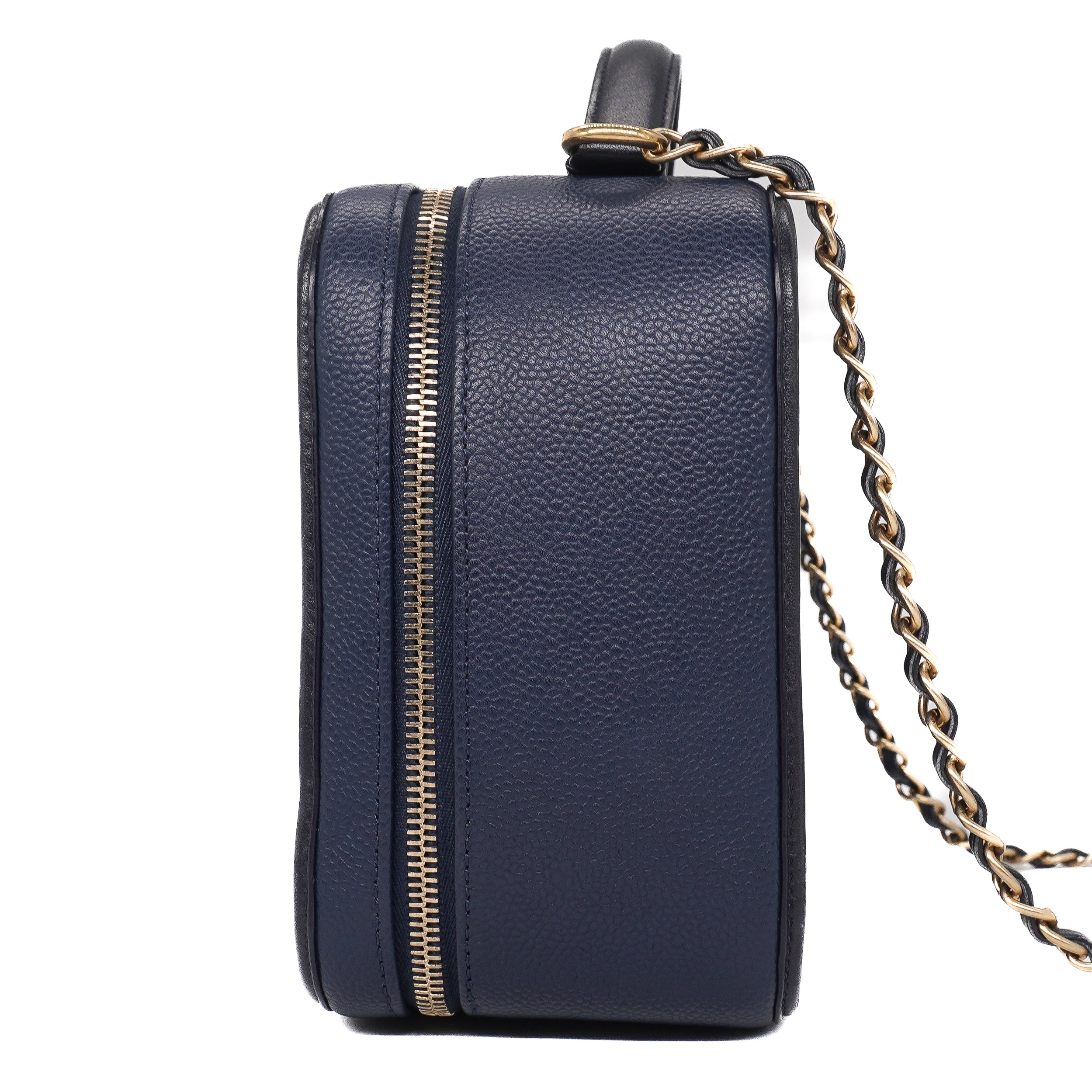 Chanel Medium CC Filigree Top Handle Vanity