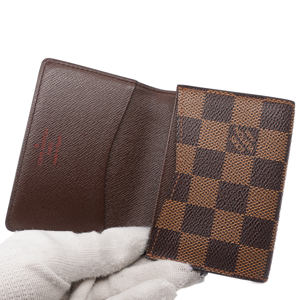 Louis Vuitton Business Card Holder Damier Ebene