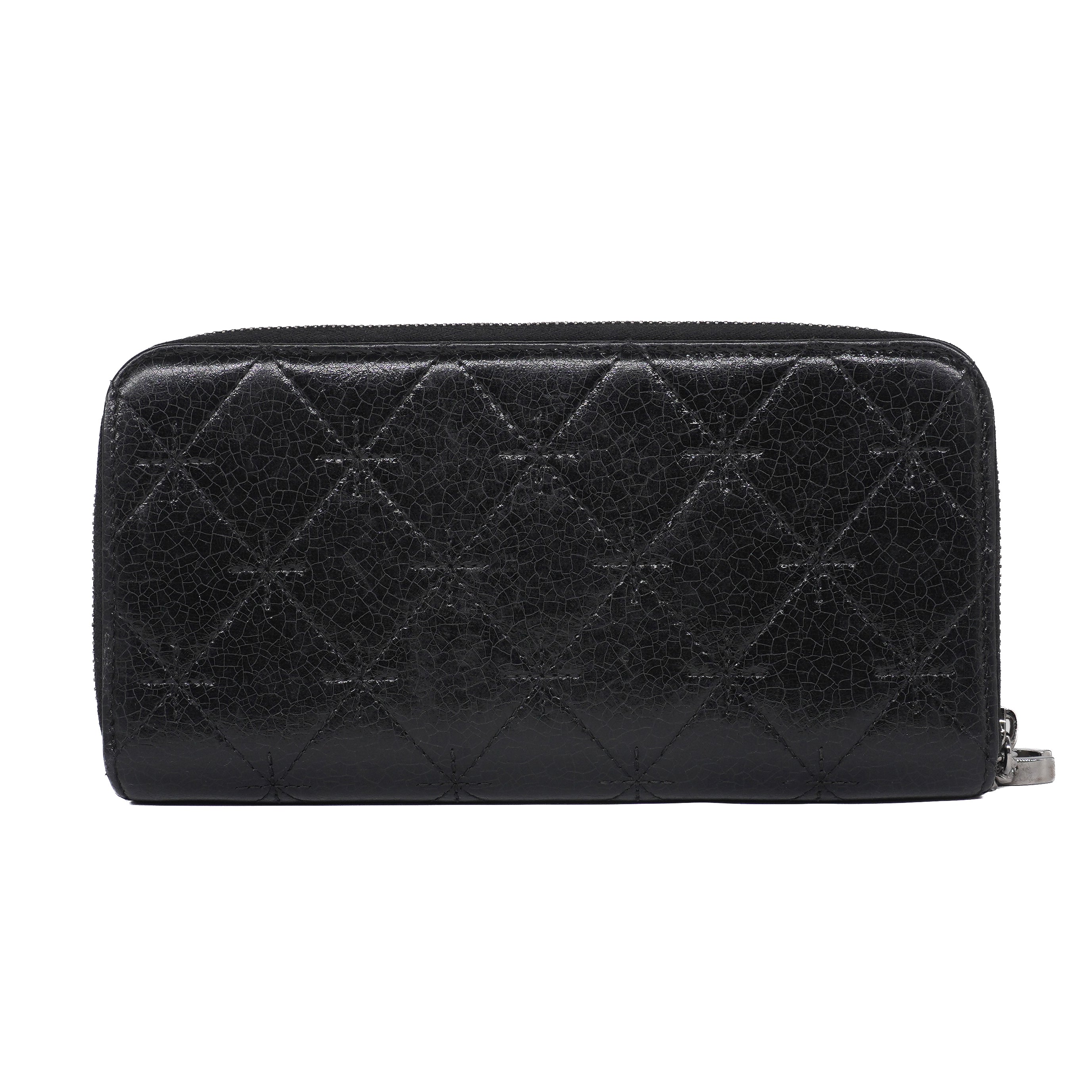 Chanel Aged Calfskin Zip Around Organizer Wallet